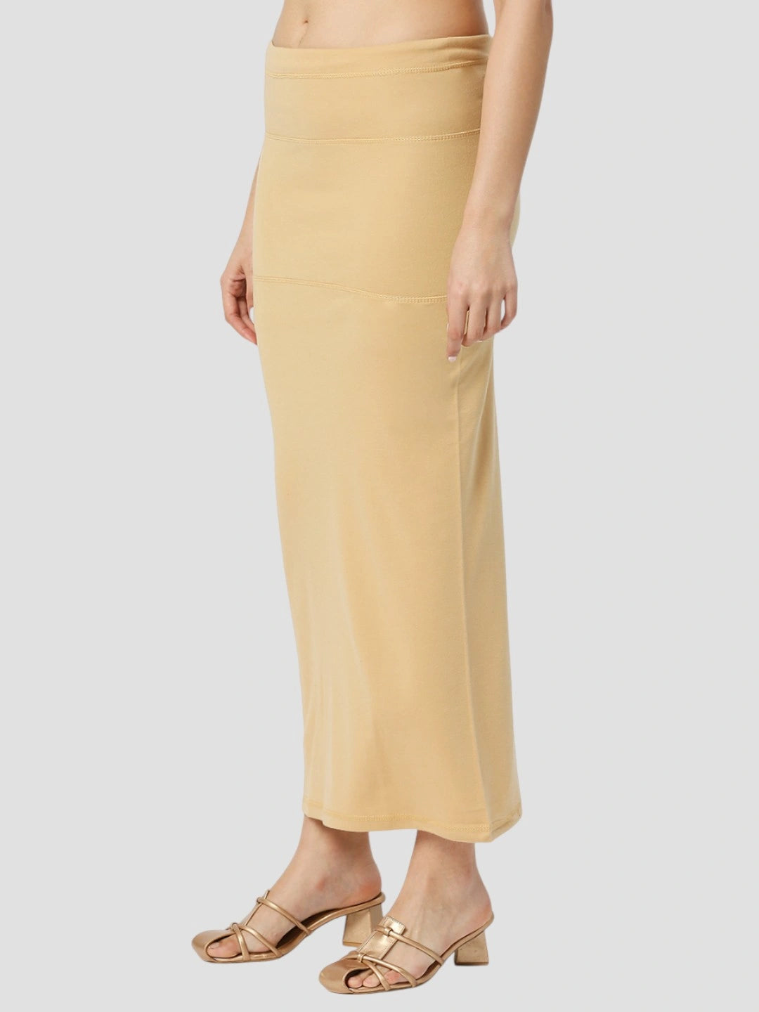 Light Brown Cotton Lycra Shapewear