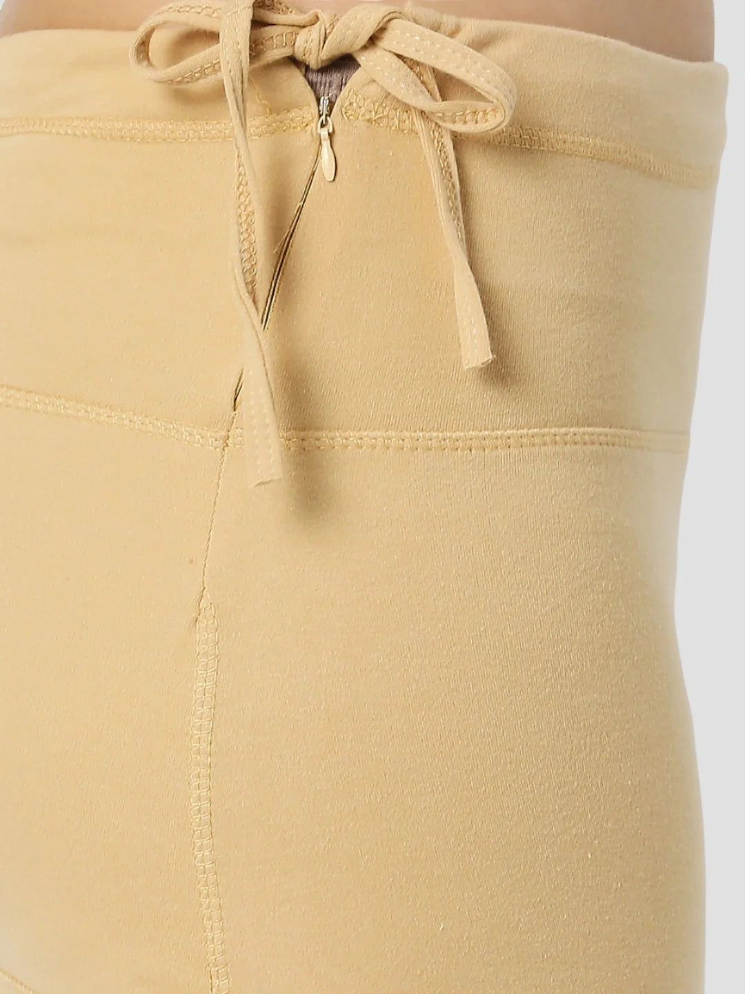 Light Brown Cotton Stretchable Spandex Shapewear