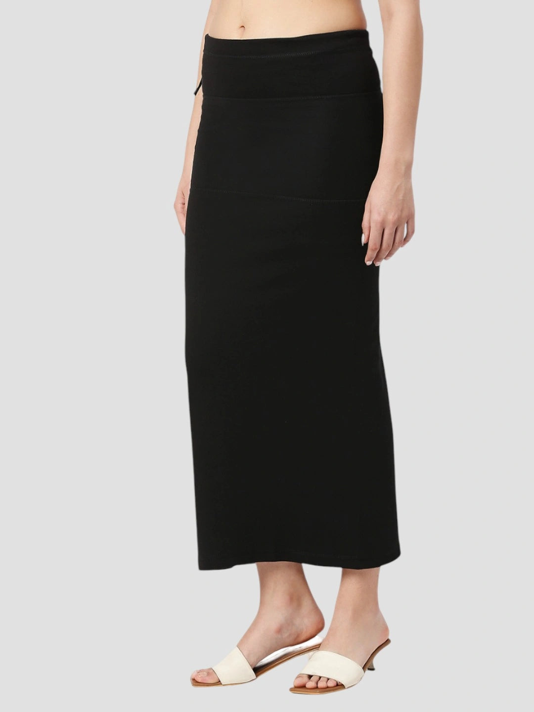 Black Cotton Lycra Shapewear