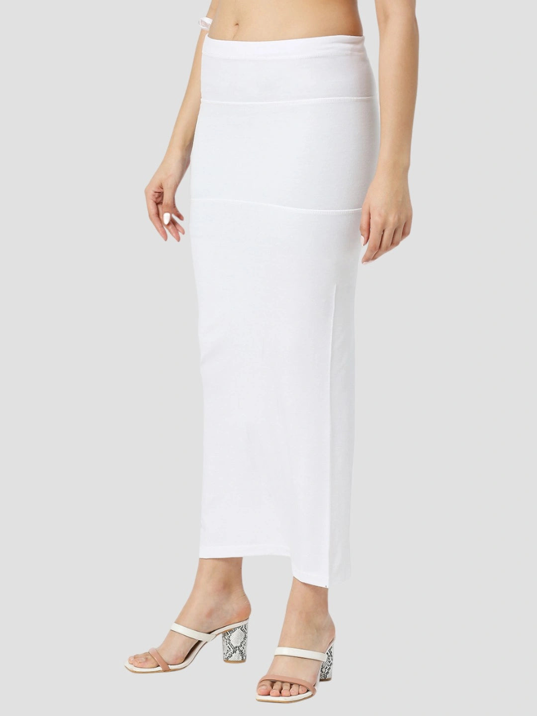 White Cotton Lycra Shapewear