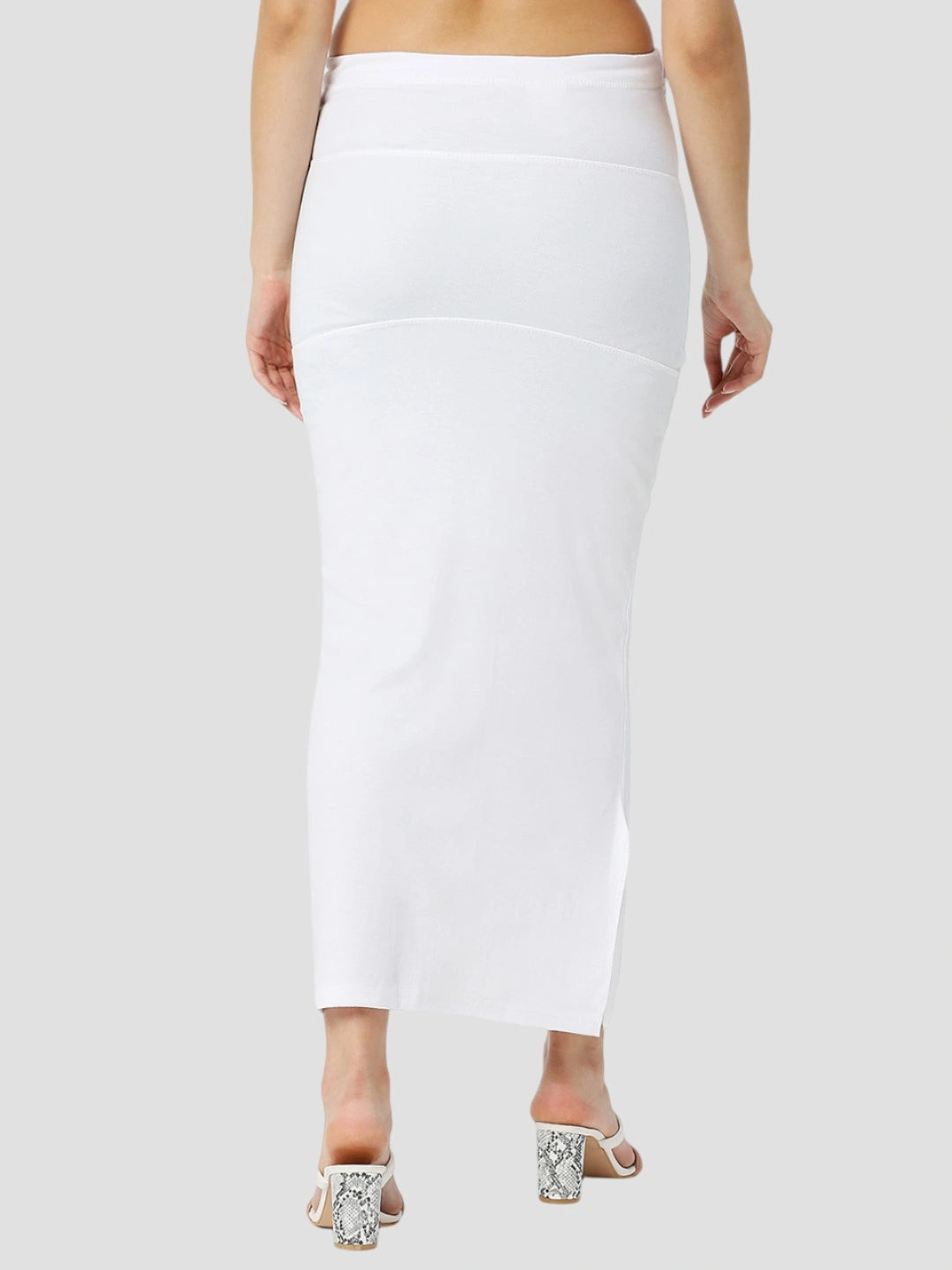 White Cotton Lycra Shapewear