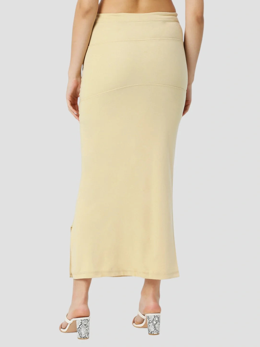 Cream Cotton Stretchable Spandex Shapewear