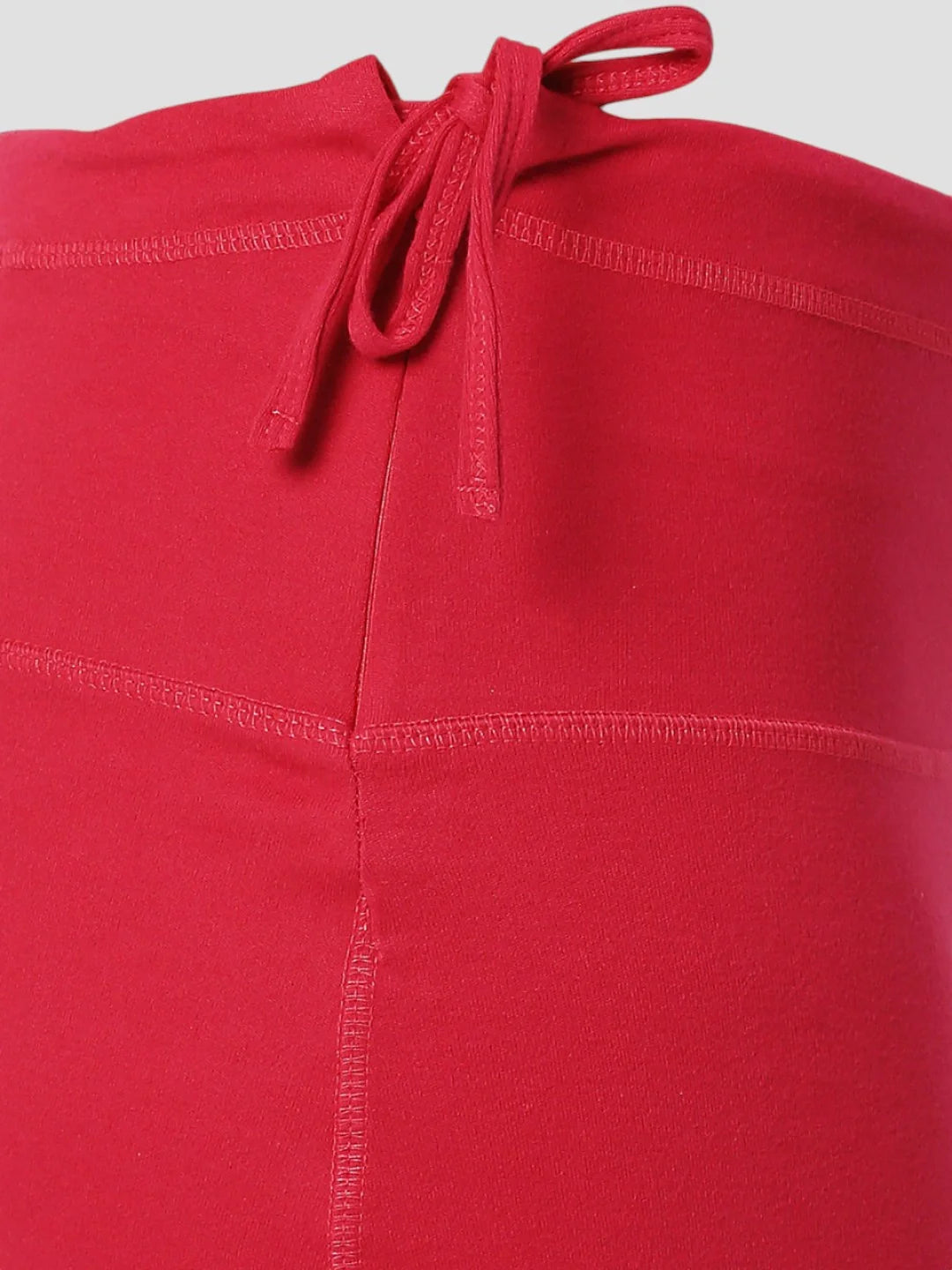 Poppy Red Cotton Stretchable Spandex Shapewear