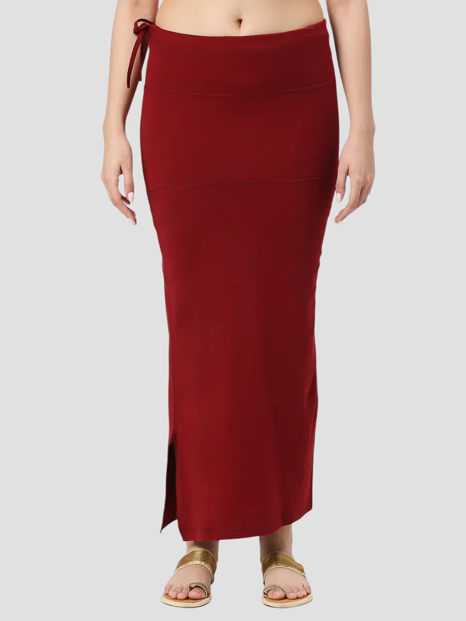 Maroon Cotton Lycra Shapewear