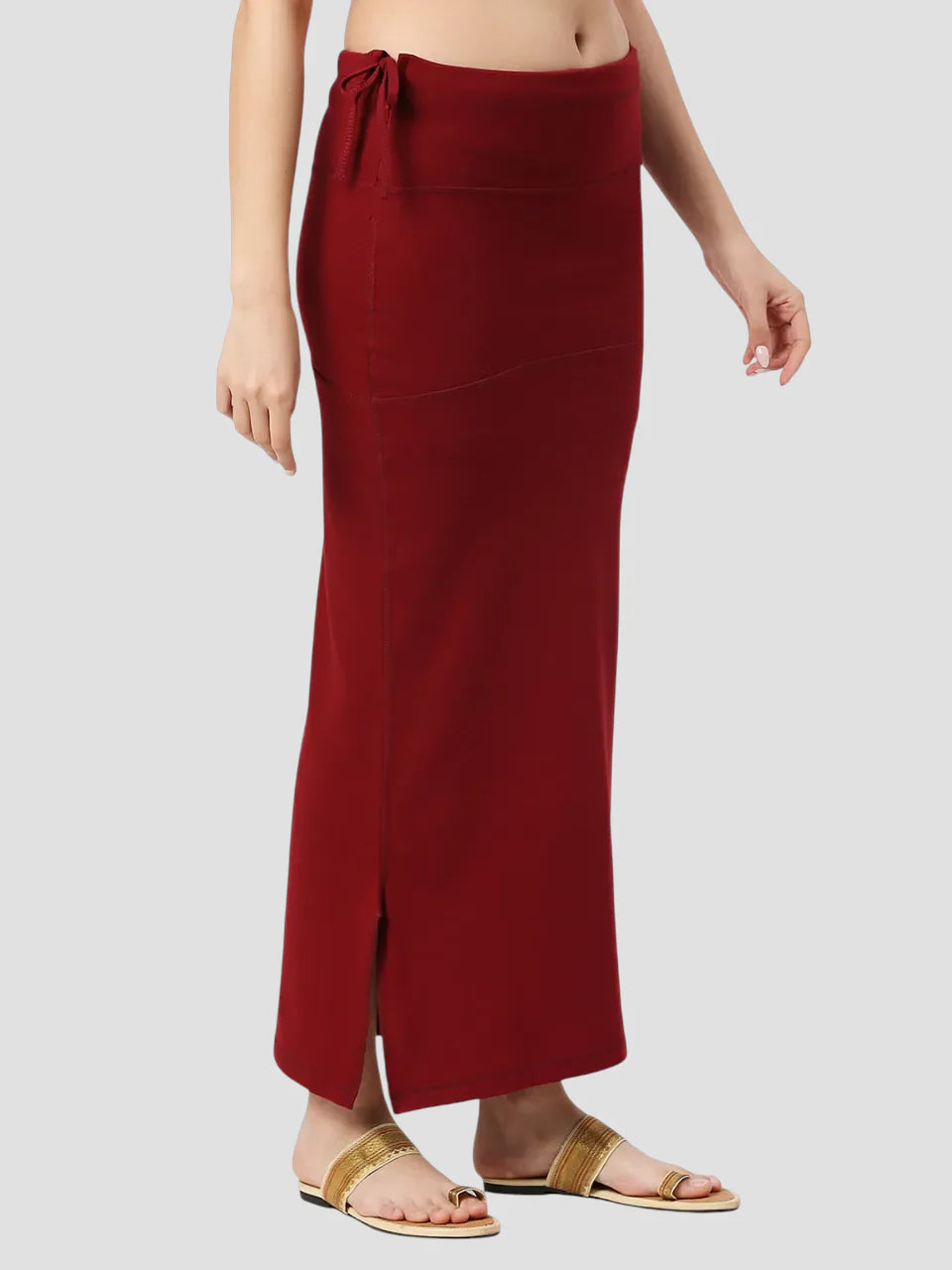 Maroon Cotton Lycra Shapewear