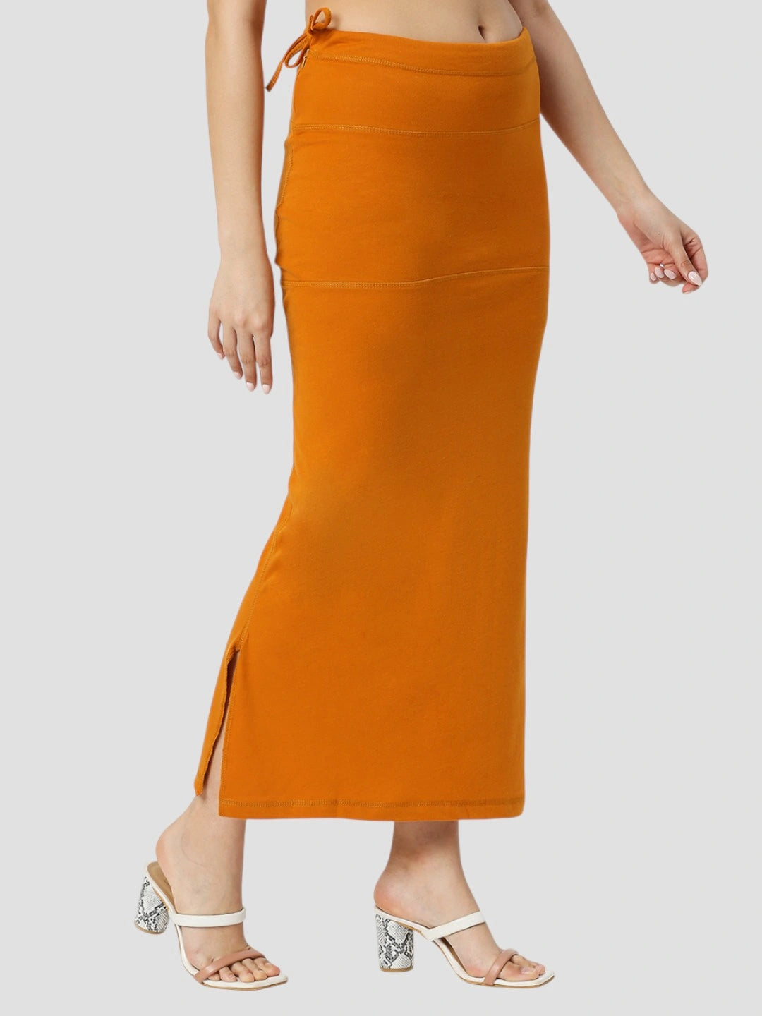 Tangerine Orange Cotton Lycra Shapewear