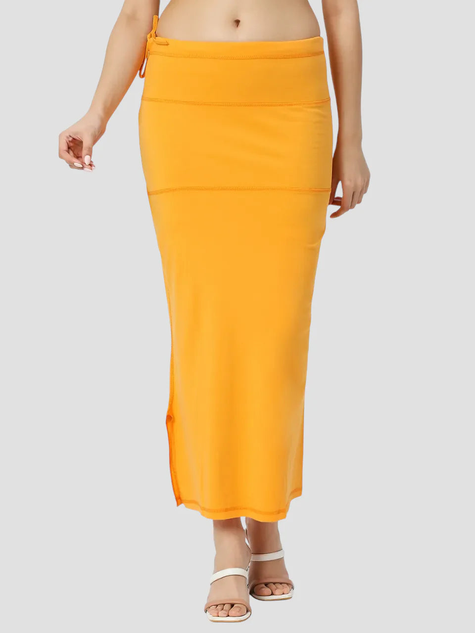 Marigold Yellow Cotton Lycra Shapewear