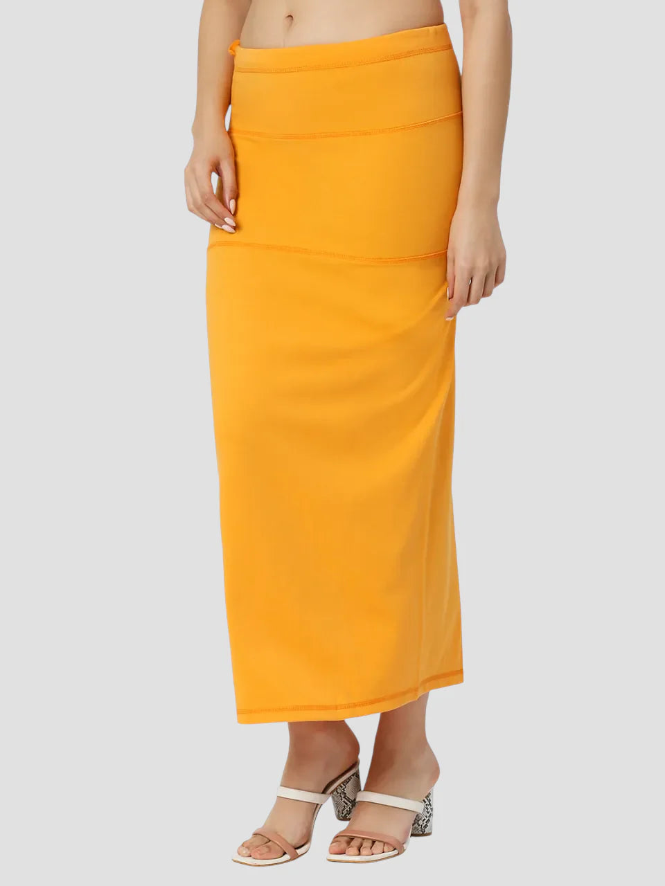 Marigold Yellow Cotton Lycra Shapewear