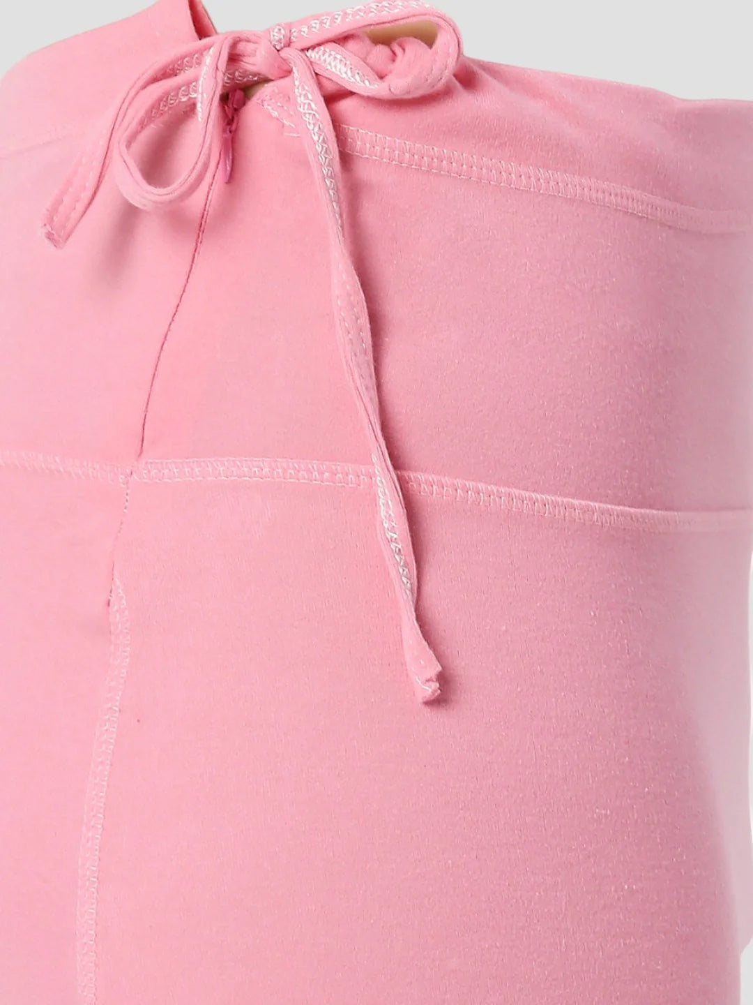 Baby Pink Cotton Stretchable Spandex Shapewear