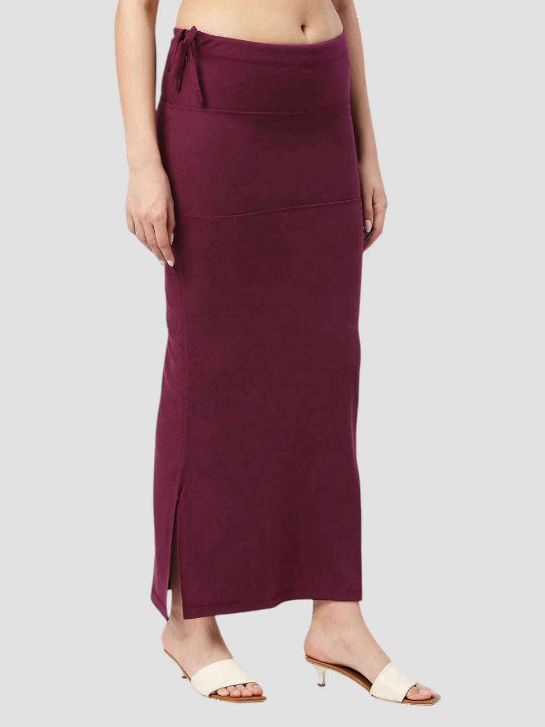 Wine Cotton Stretchable Spandex Shapewear