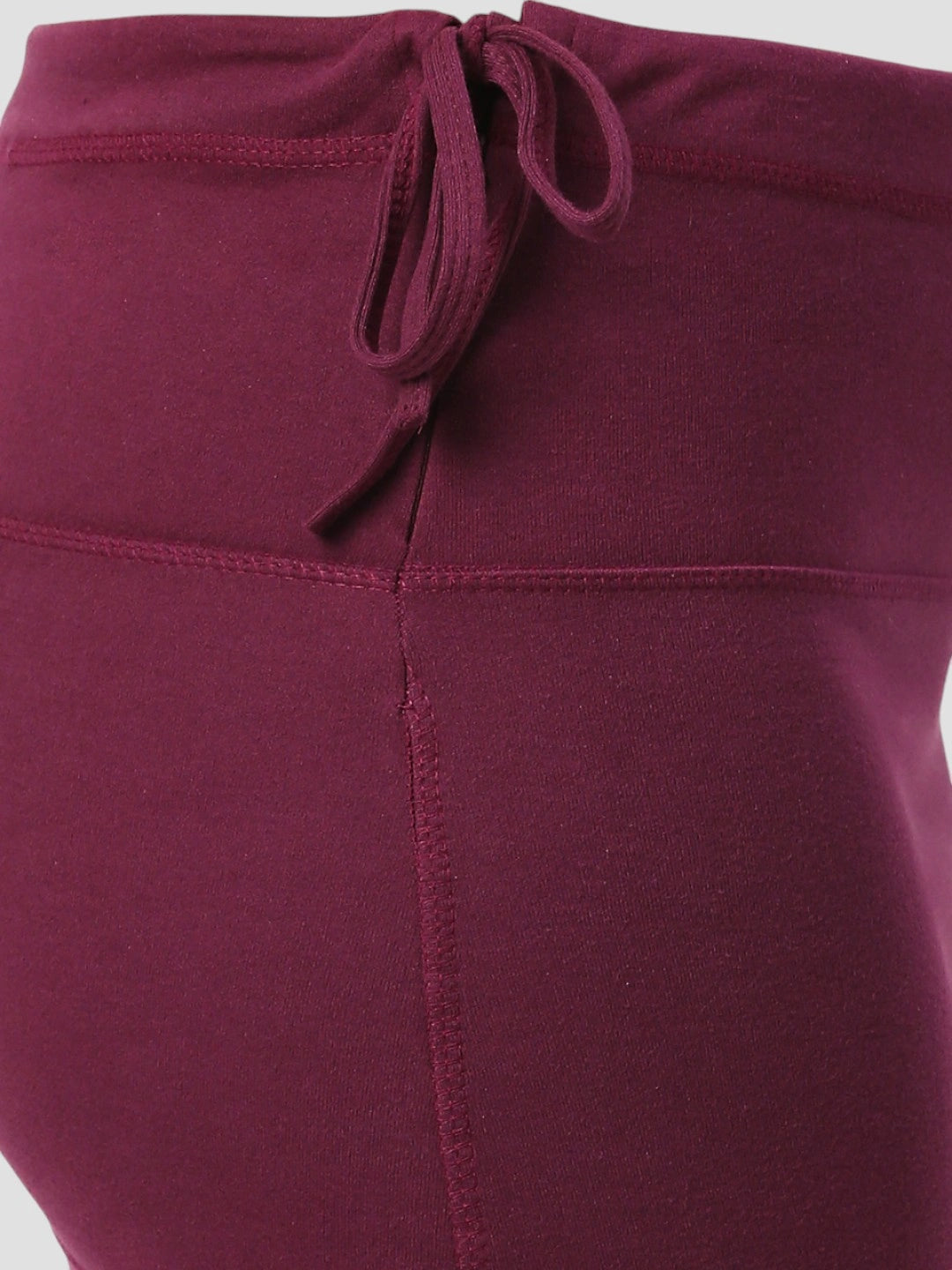 Wine Cotton Lycra Shapewear