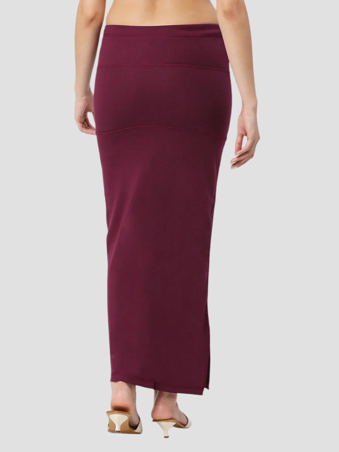 Wine Cotton Stretchable Spandex Shapewear