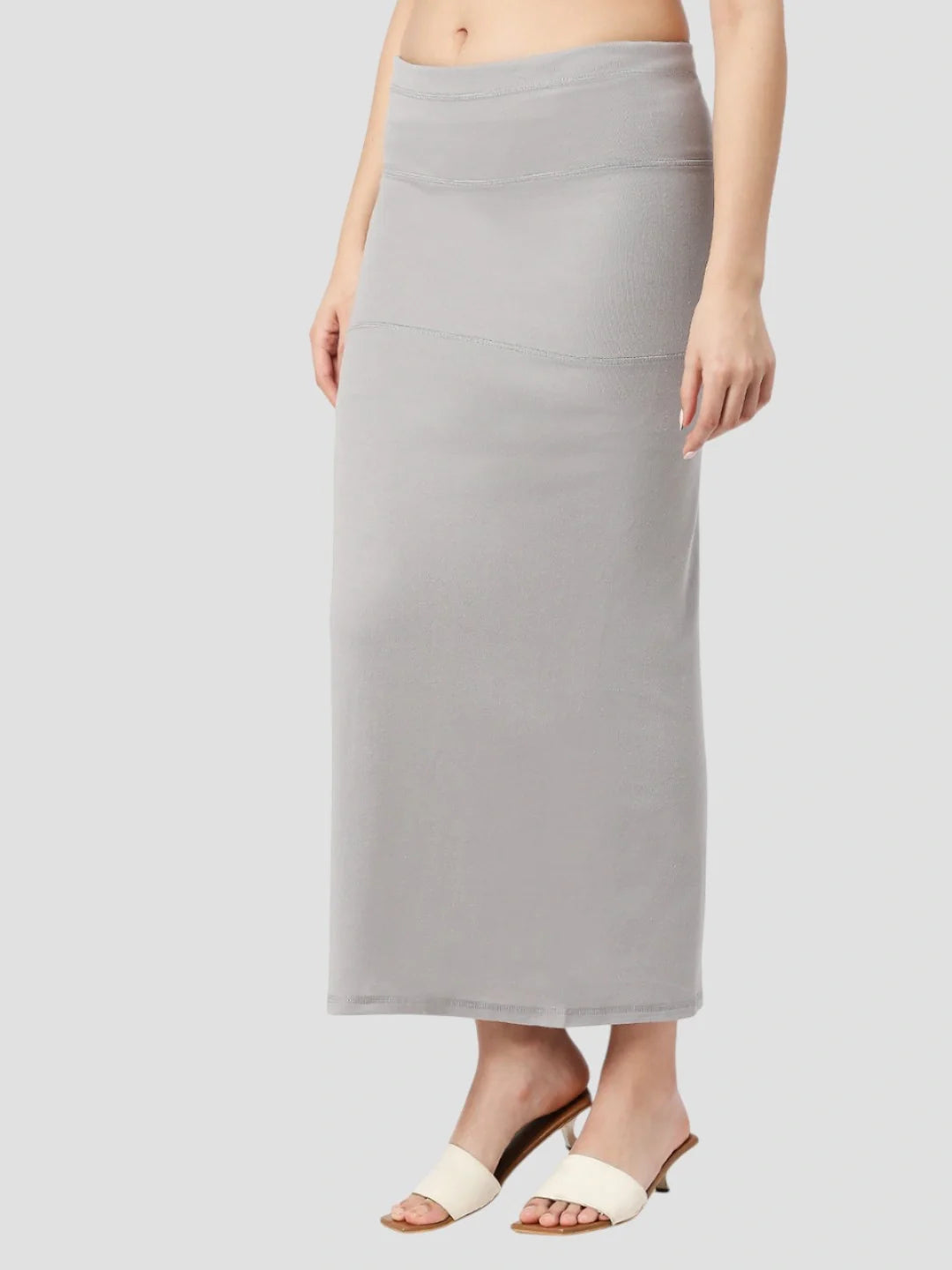 Light Grey Cotton Stretchable Spandex Shapewear