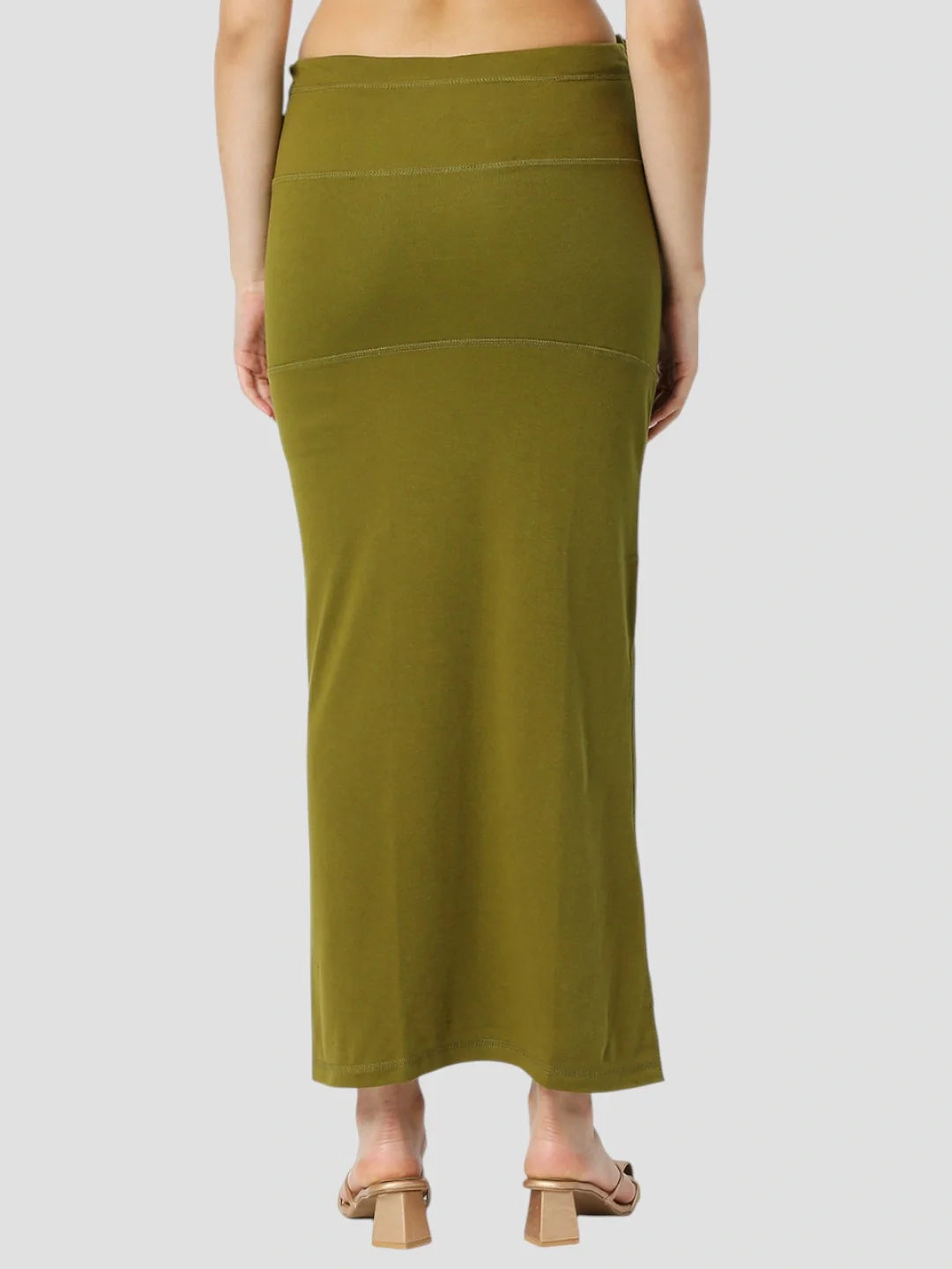 Mehndi Green Cotton Stretchable Spandex Shapewear