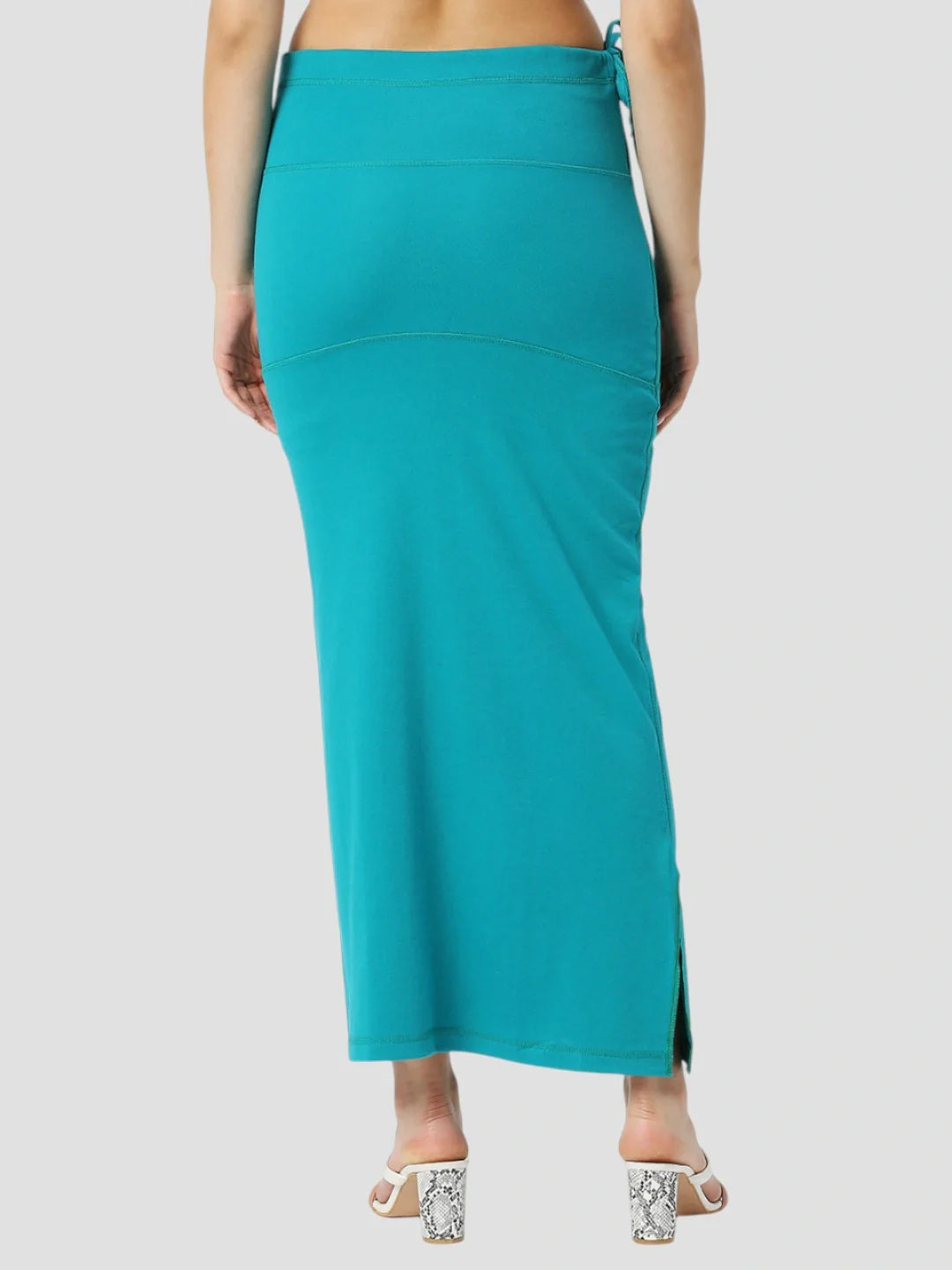 Peacock Blue Cotton Stretchable Spandex Shapewear