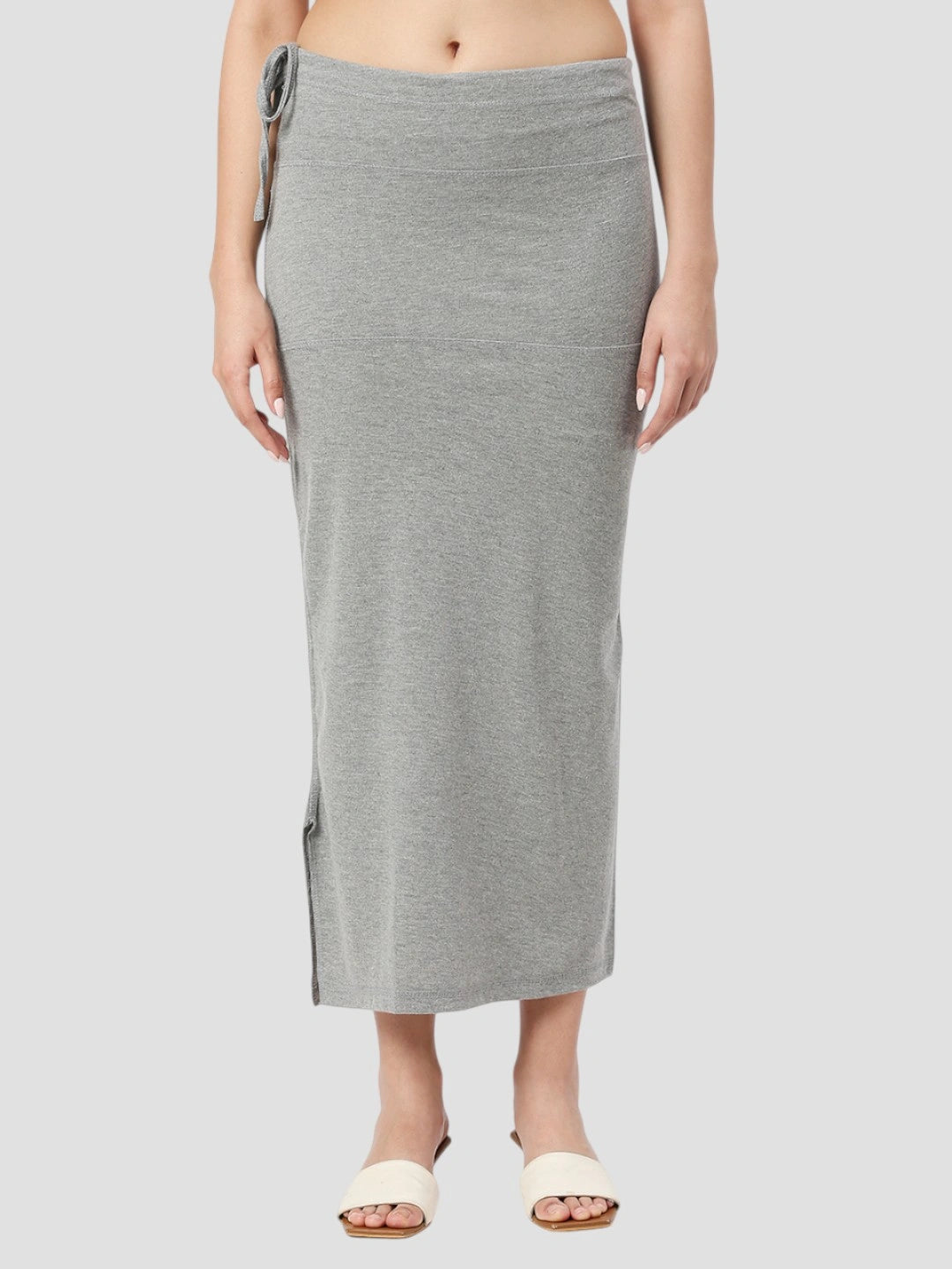 Grey Cotton Lycra Shapewear