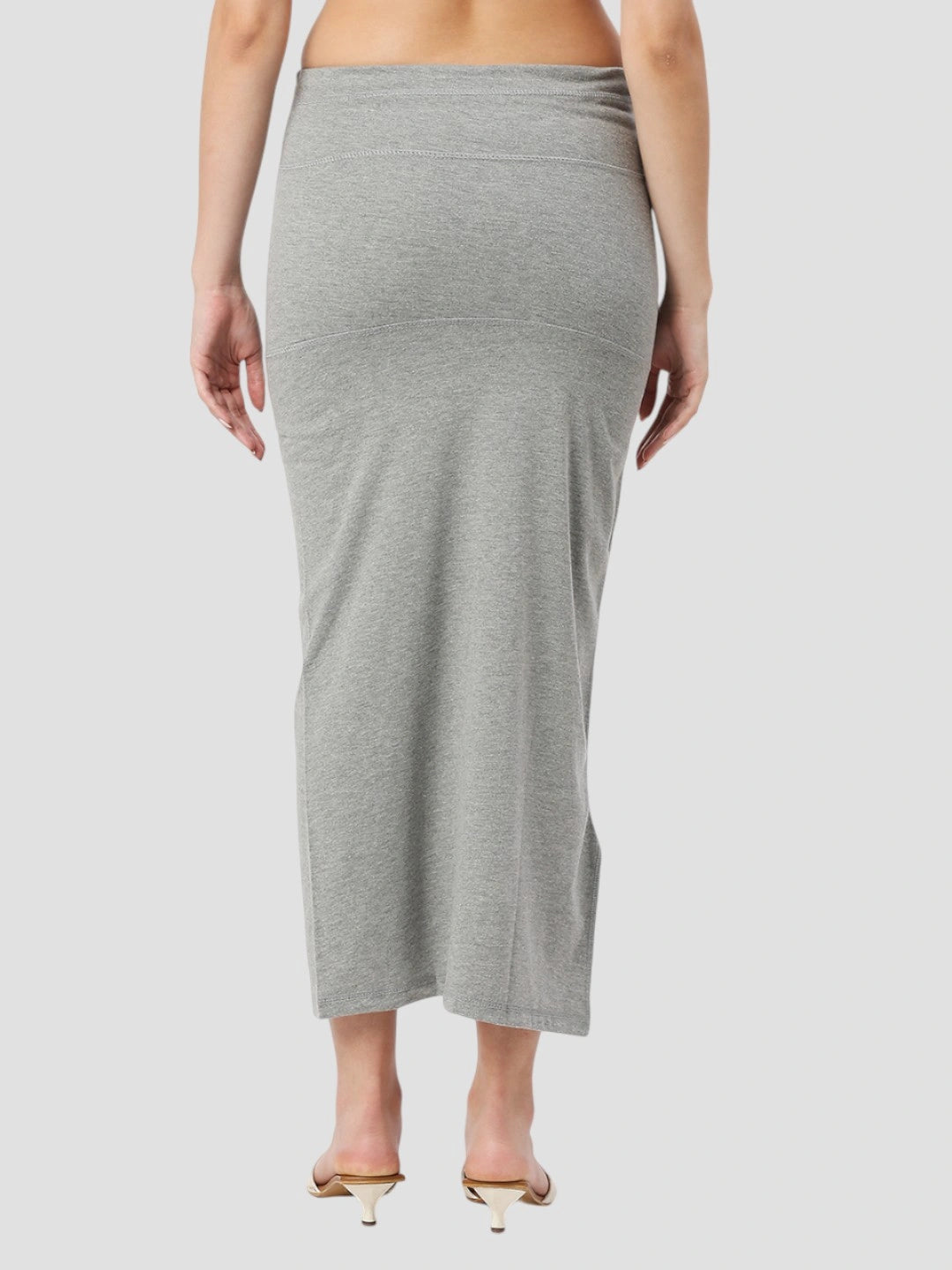 Grey Cotton Lycra Shapewear