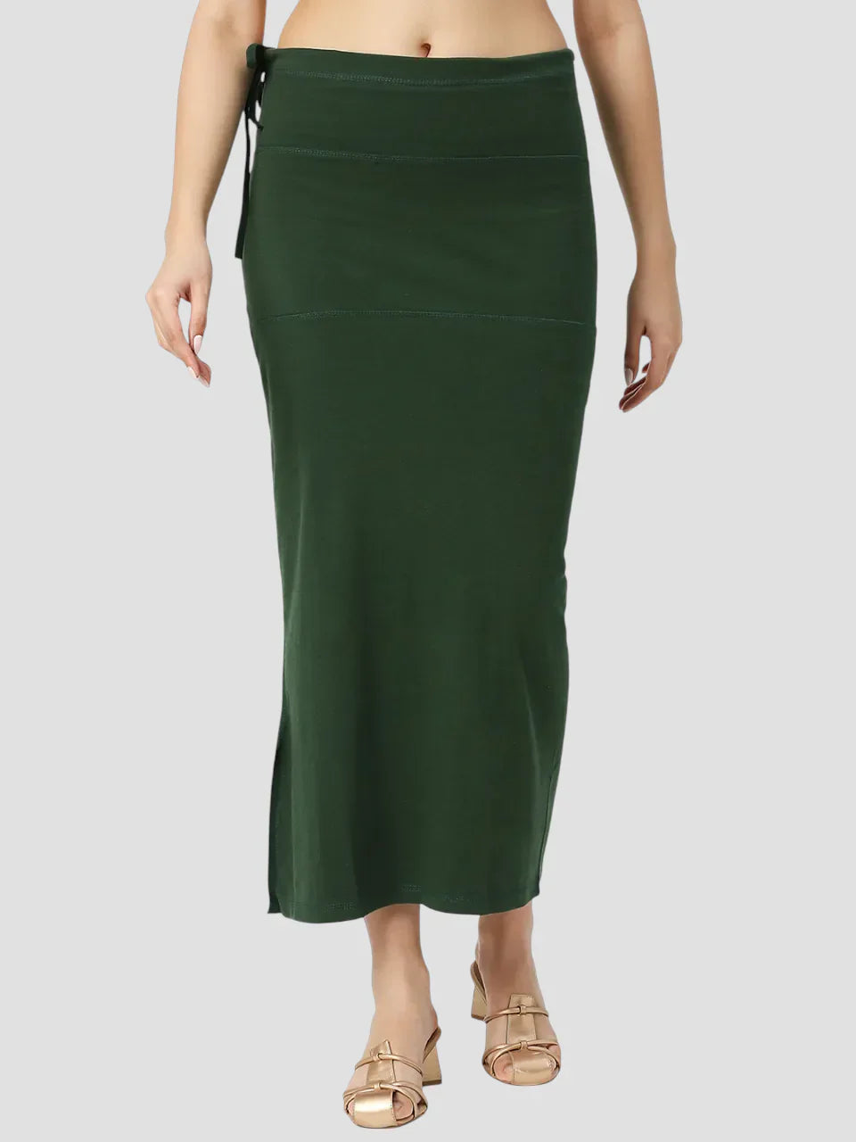 Forest Green Cotton Stretchable Spandex Shapewear