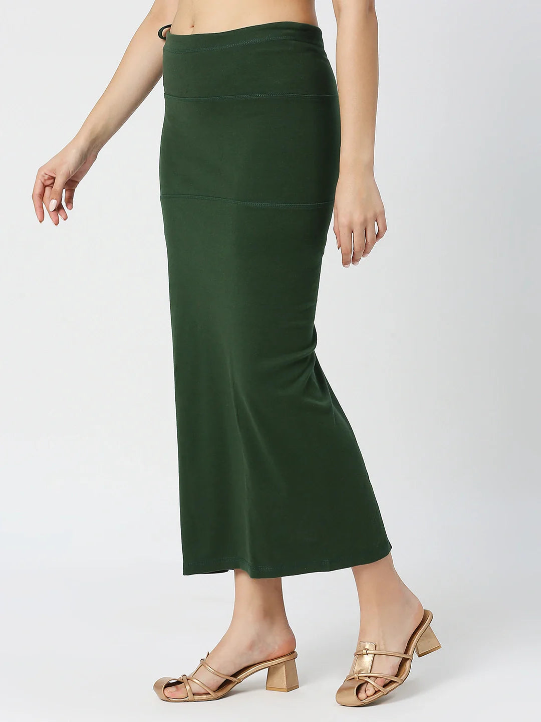 Forest Green Cotton Stretchable Spandex Shapewear