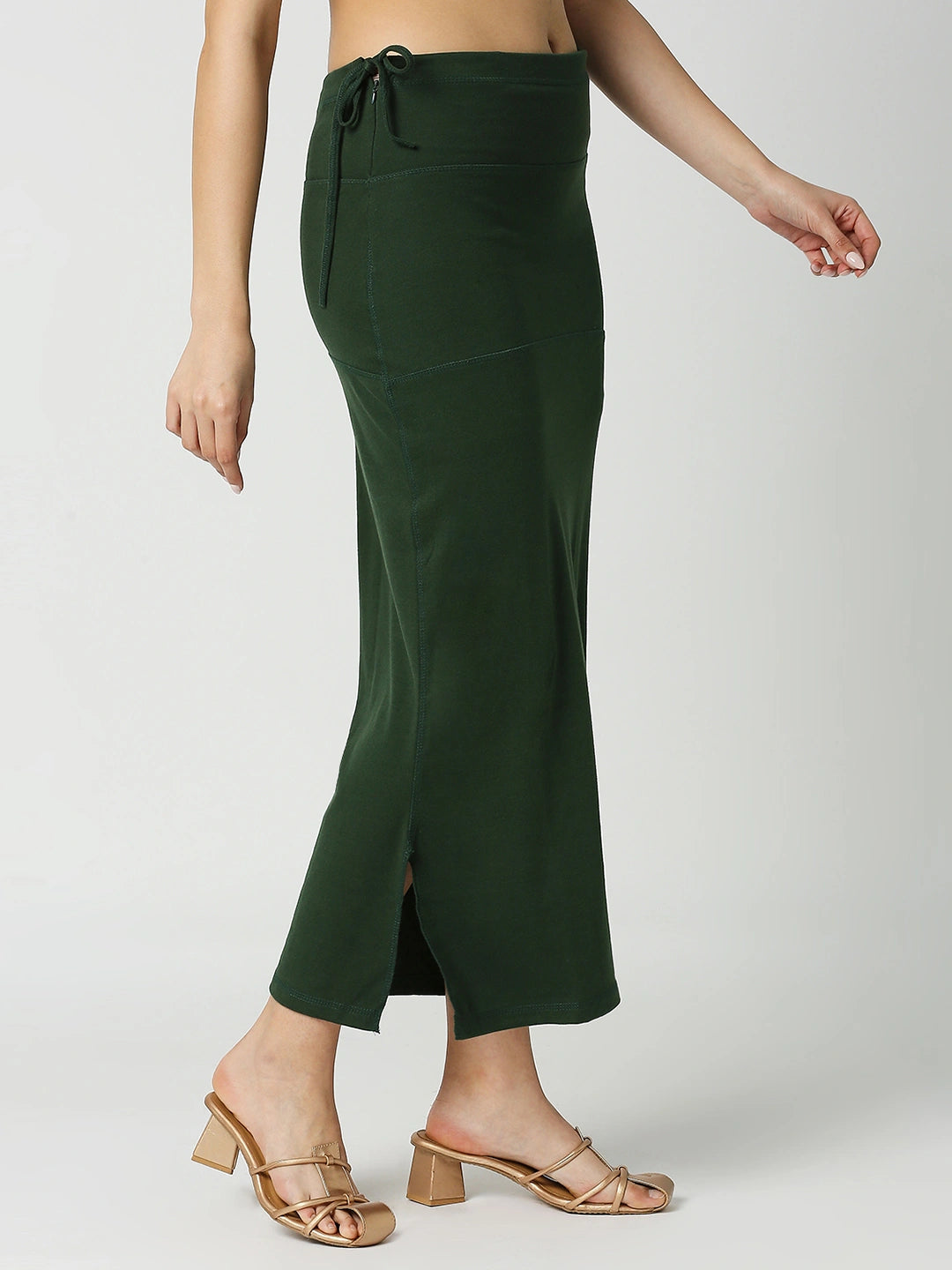 Forest Green Cotton Lycra Shapewear