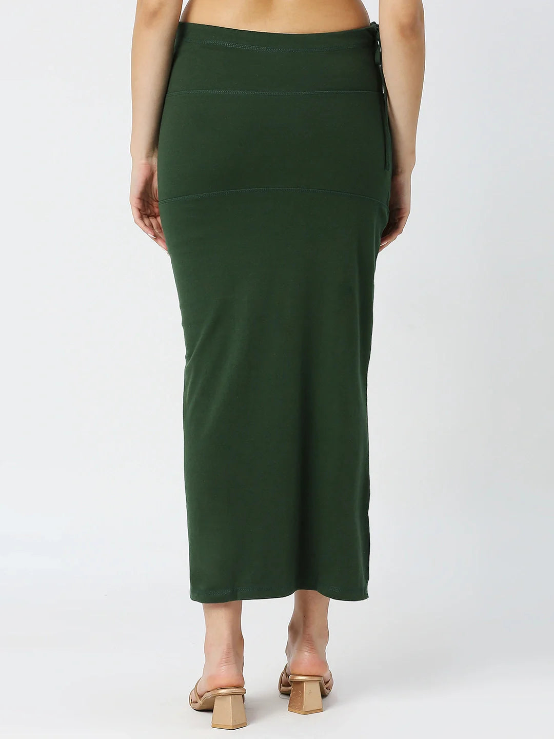 Forest Green Cotton Stretchable Spandex Shapewear