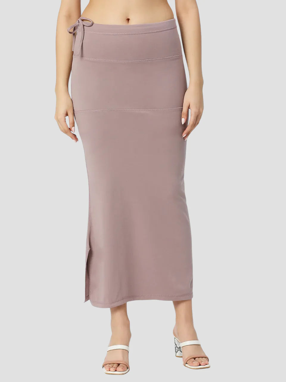 Puce Purple Cotton Lycra Shapewear