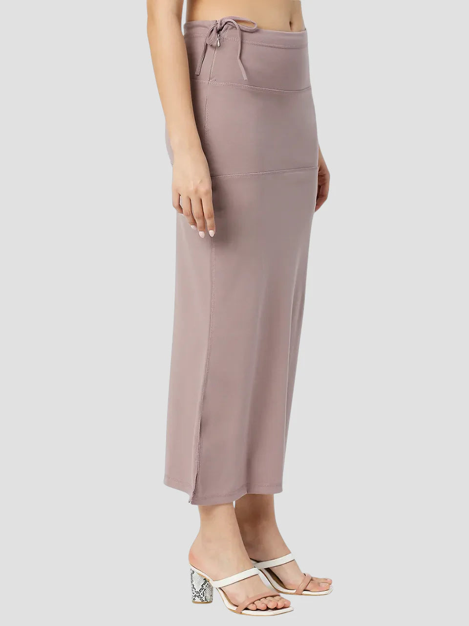 Puce Purple Cotton Lycra Shapewear