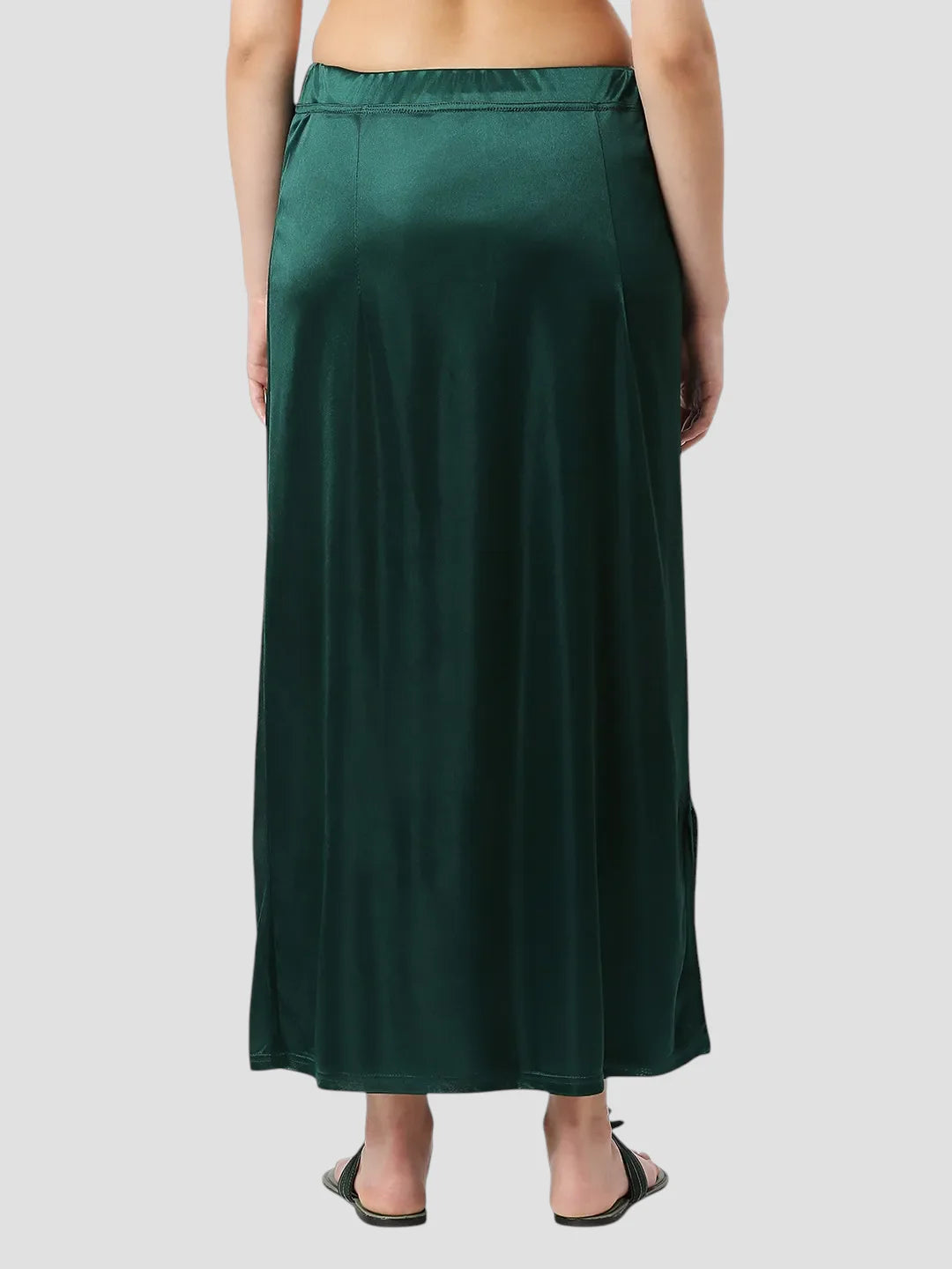 Bright Rama Satin Zip and Drawstring Petticoat