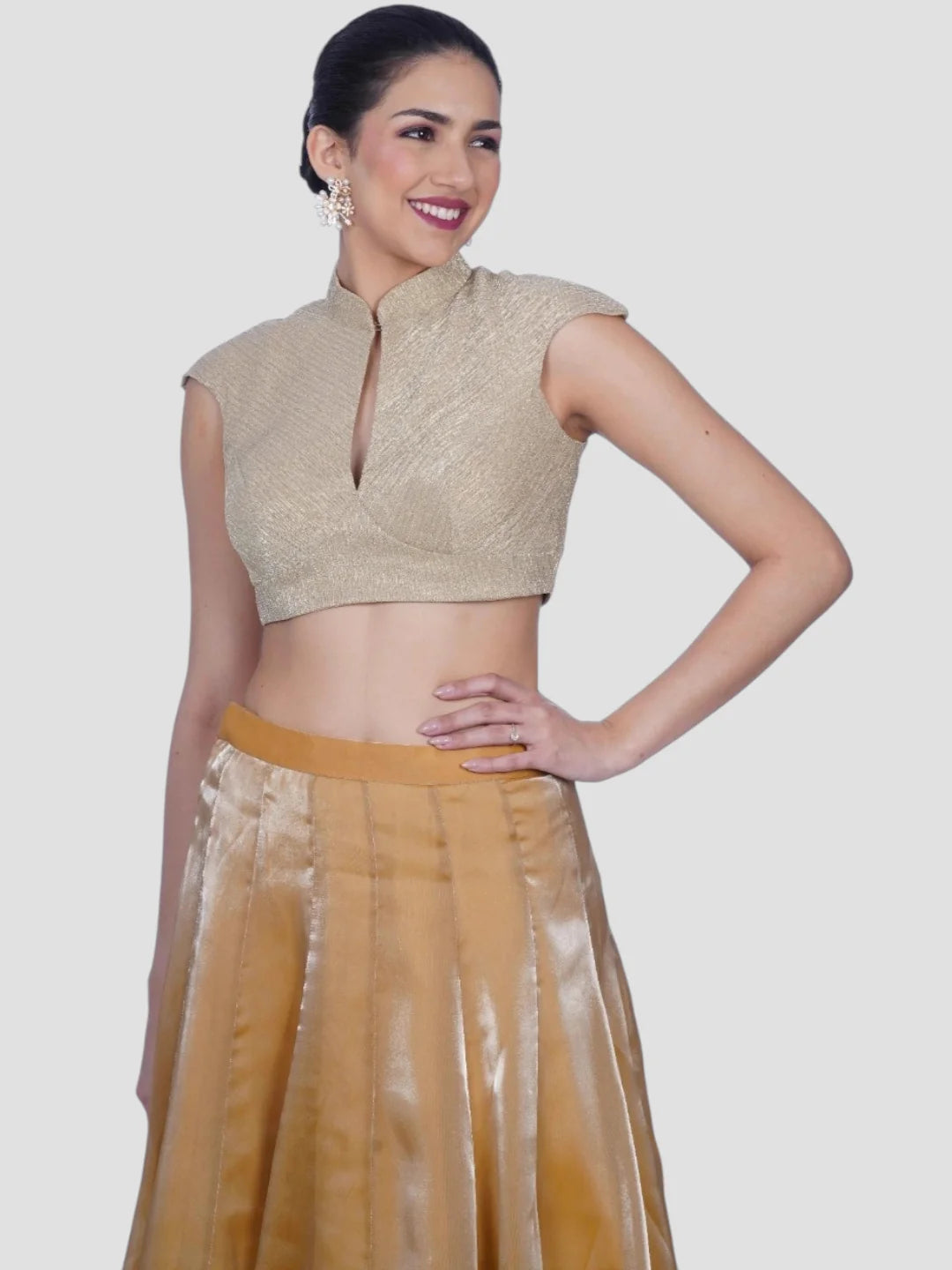 All Gold Crush Amazing Alia Saree Blouse