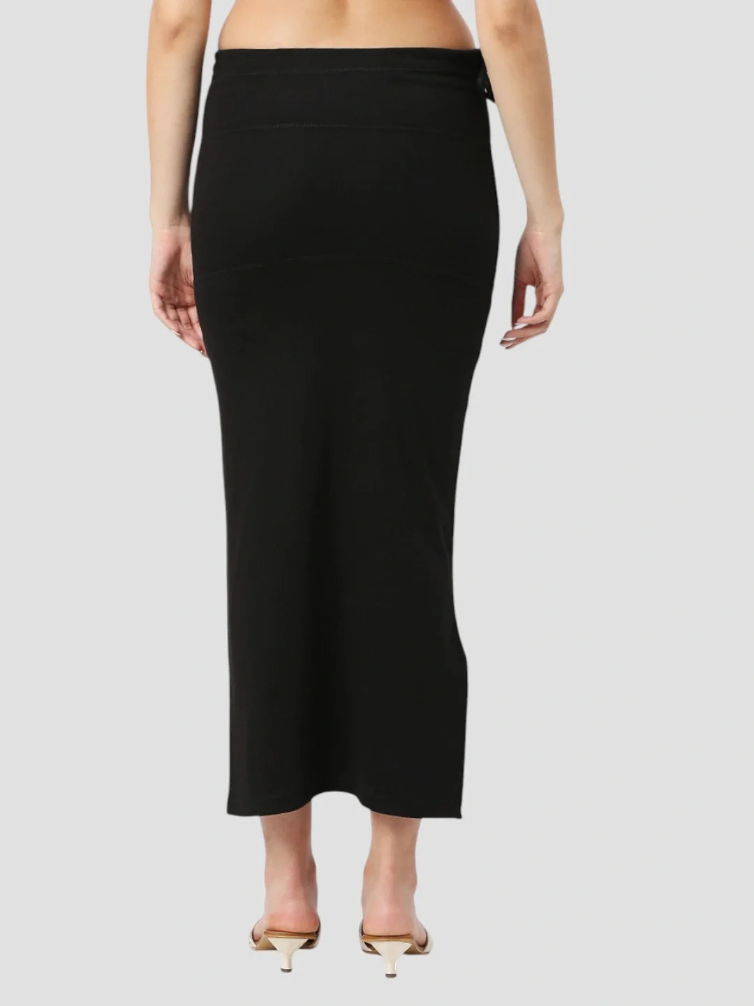 Black Cotton Stretchable Spandex Shapewear