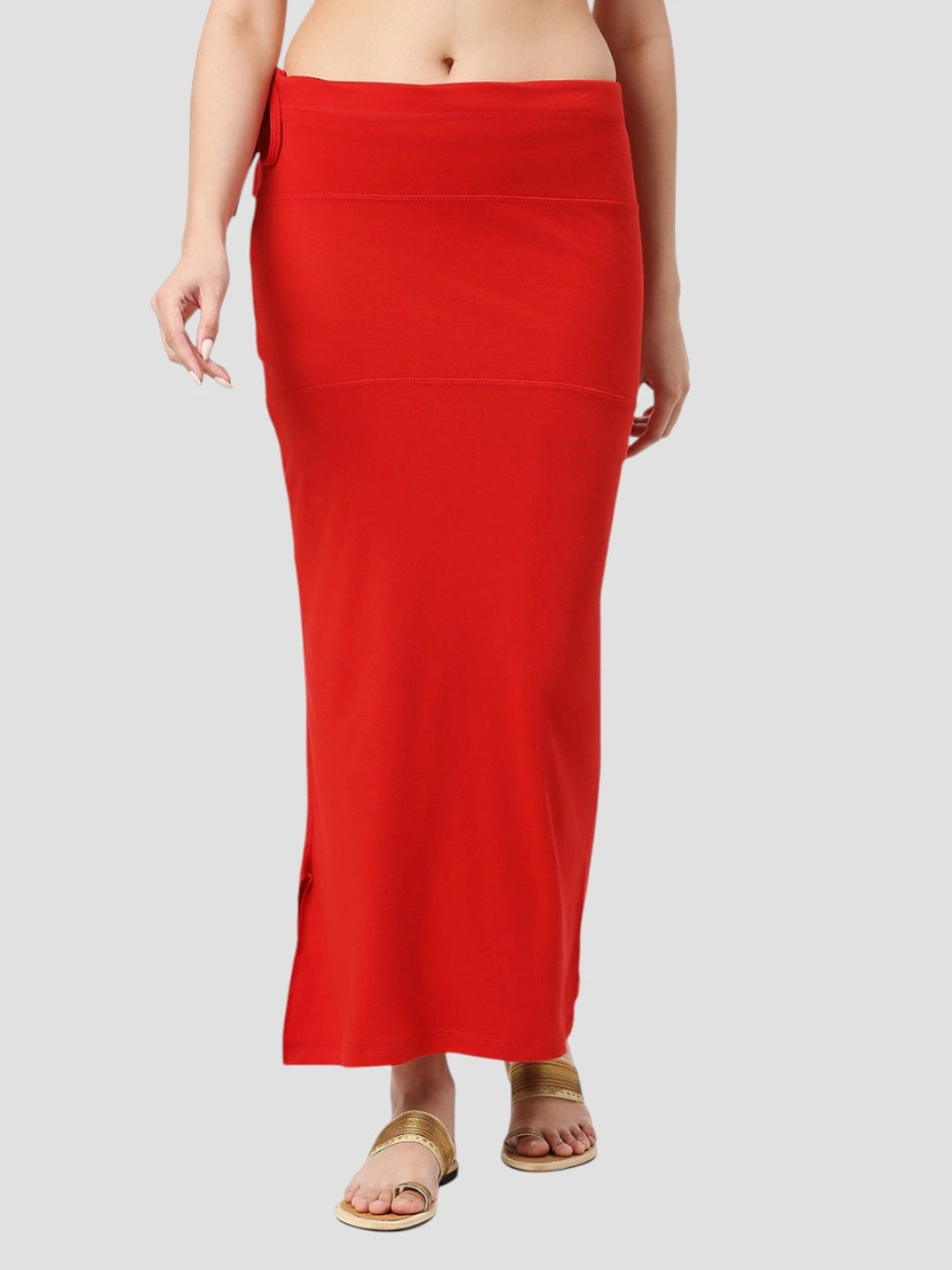 Red Cotton Lycra Shapewear