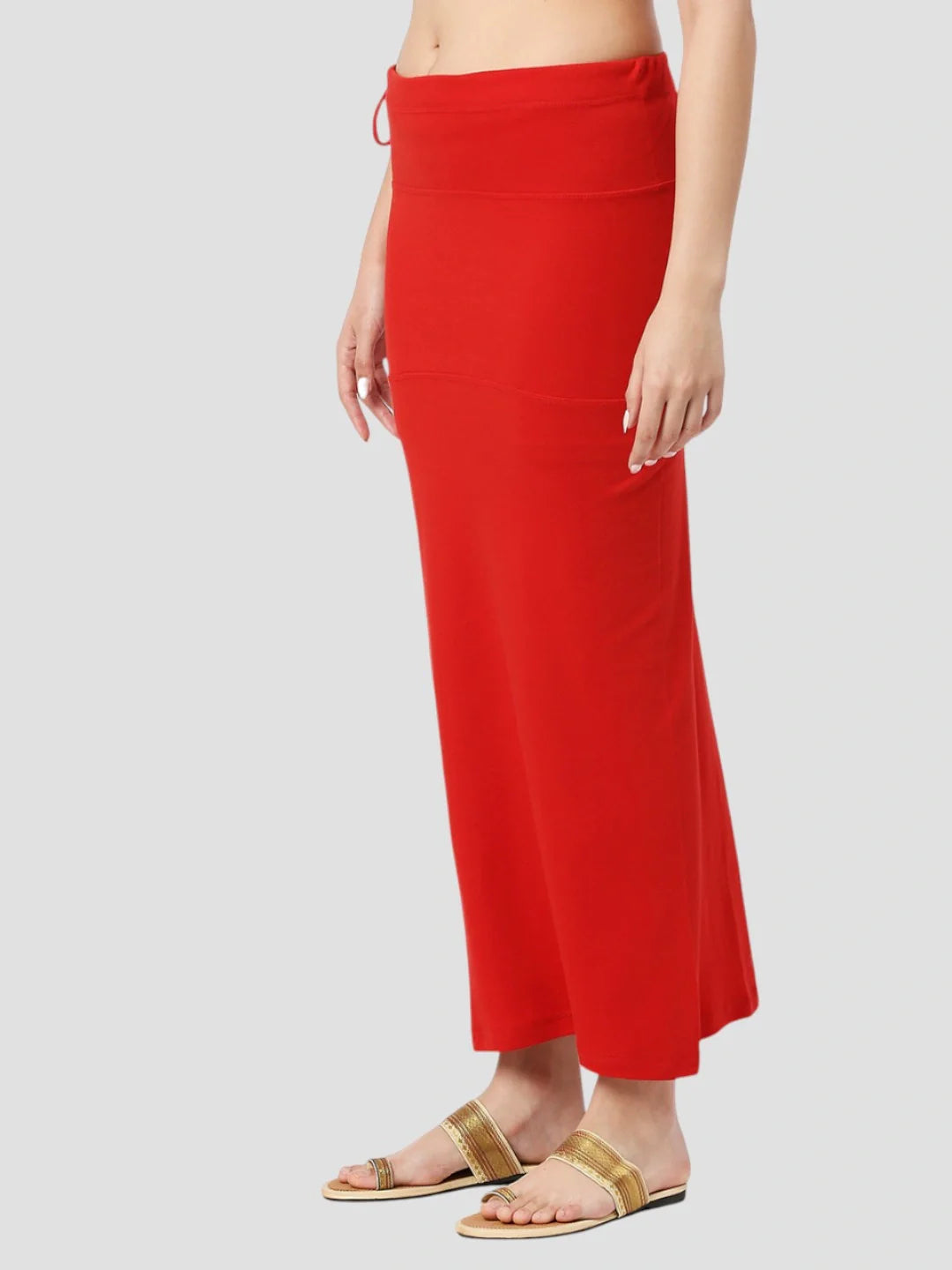 Red Cotton Stretchable Spandex Shapewear