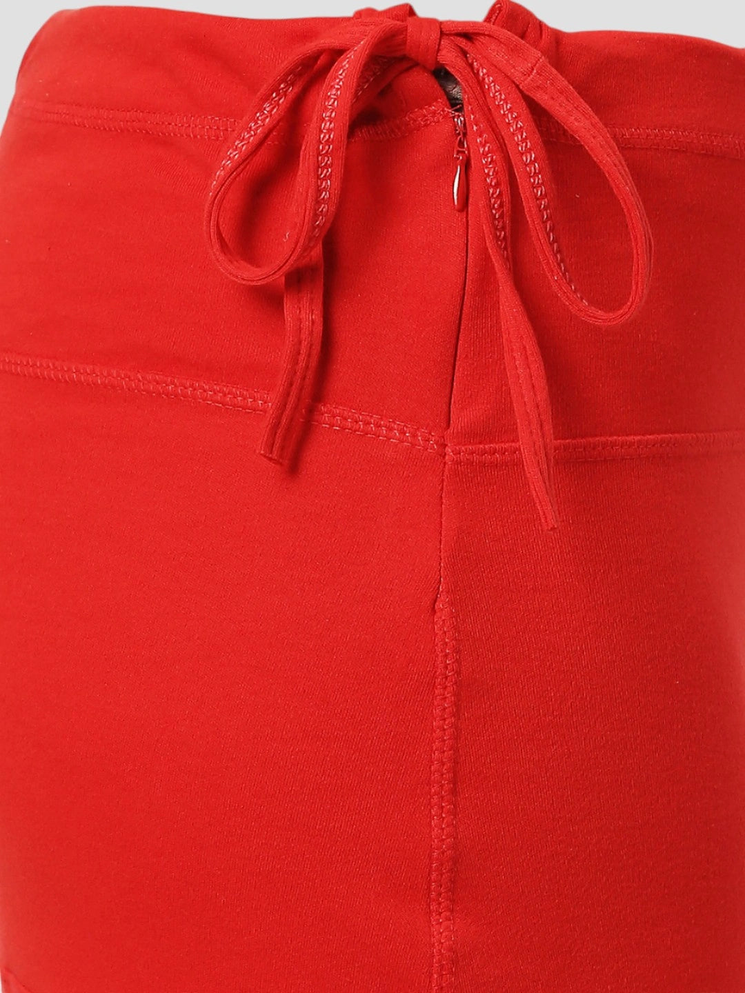 Red Cotton Lycra Shapewear