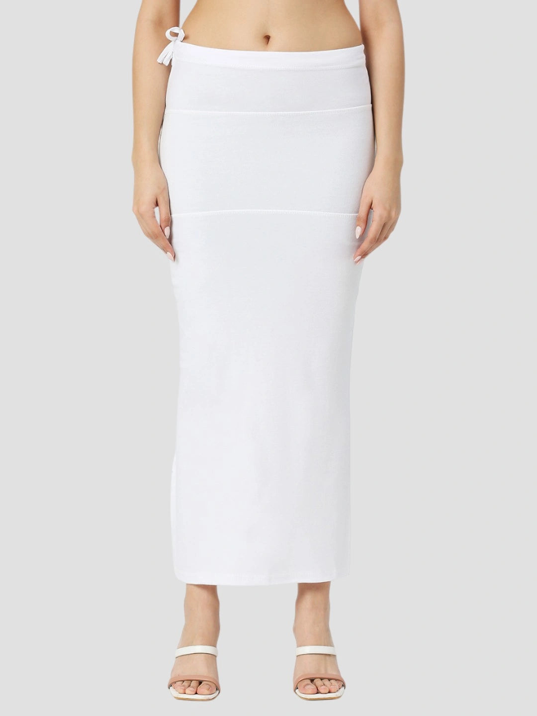 White Cotton Lycra Shapewear