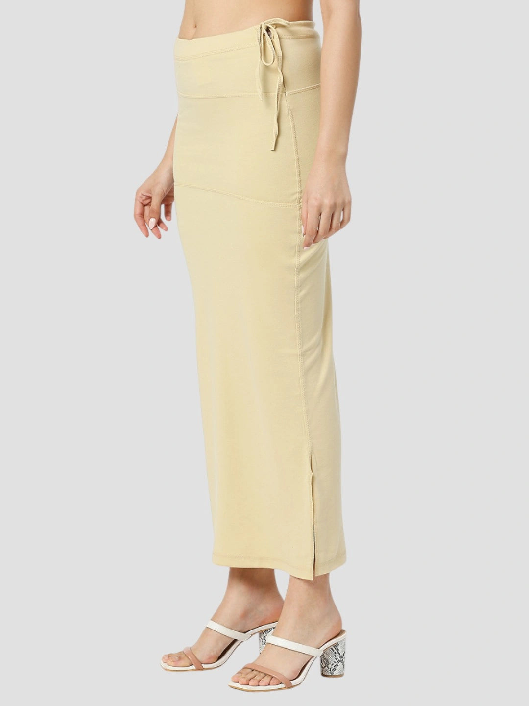 Cream Cotton Lycra Shapewear