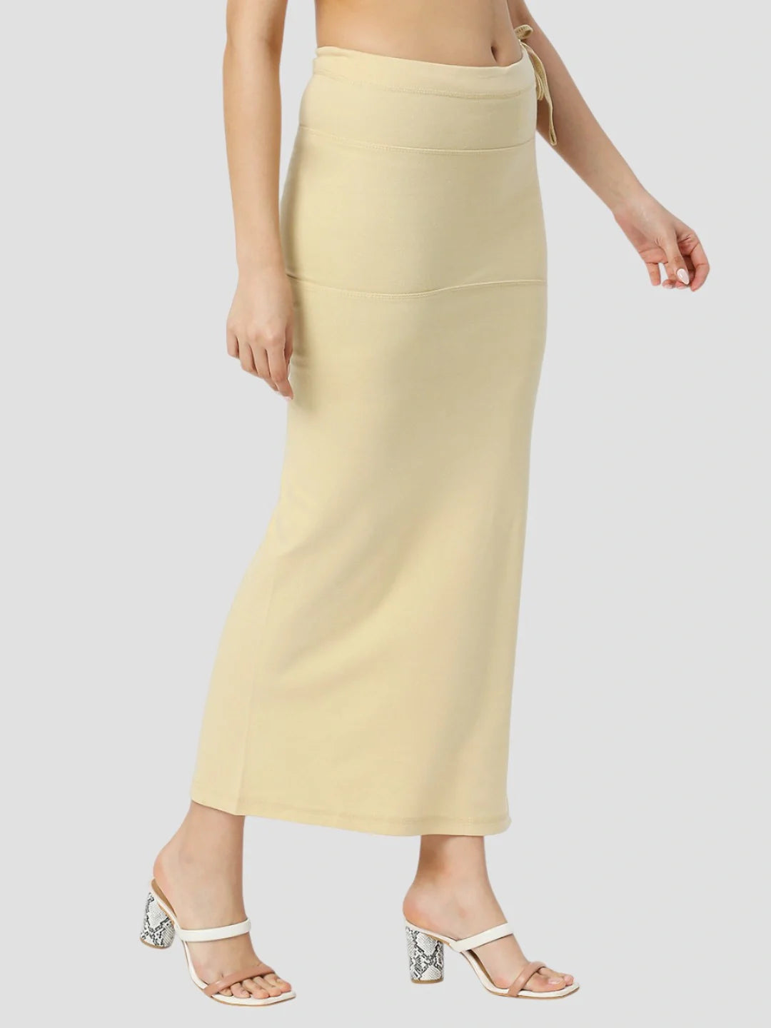 Cream Cotton Stretchable Spandex Shapewear