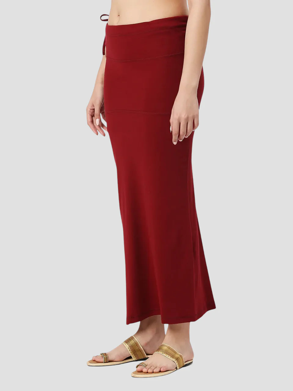 Maroon Cotton Lycra Shapewear