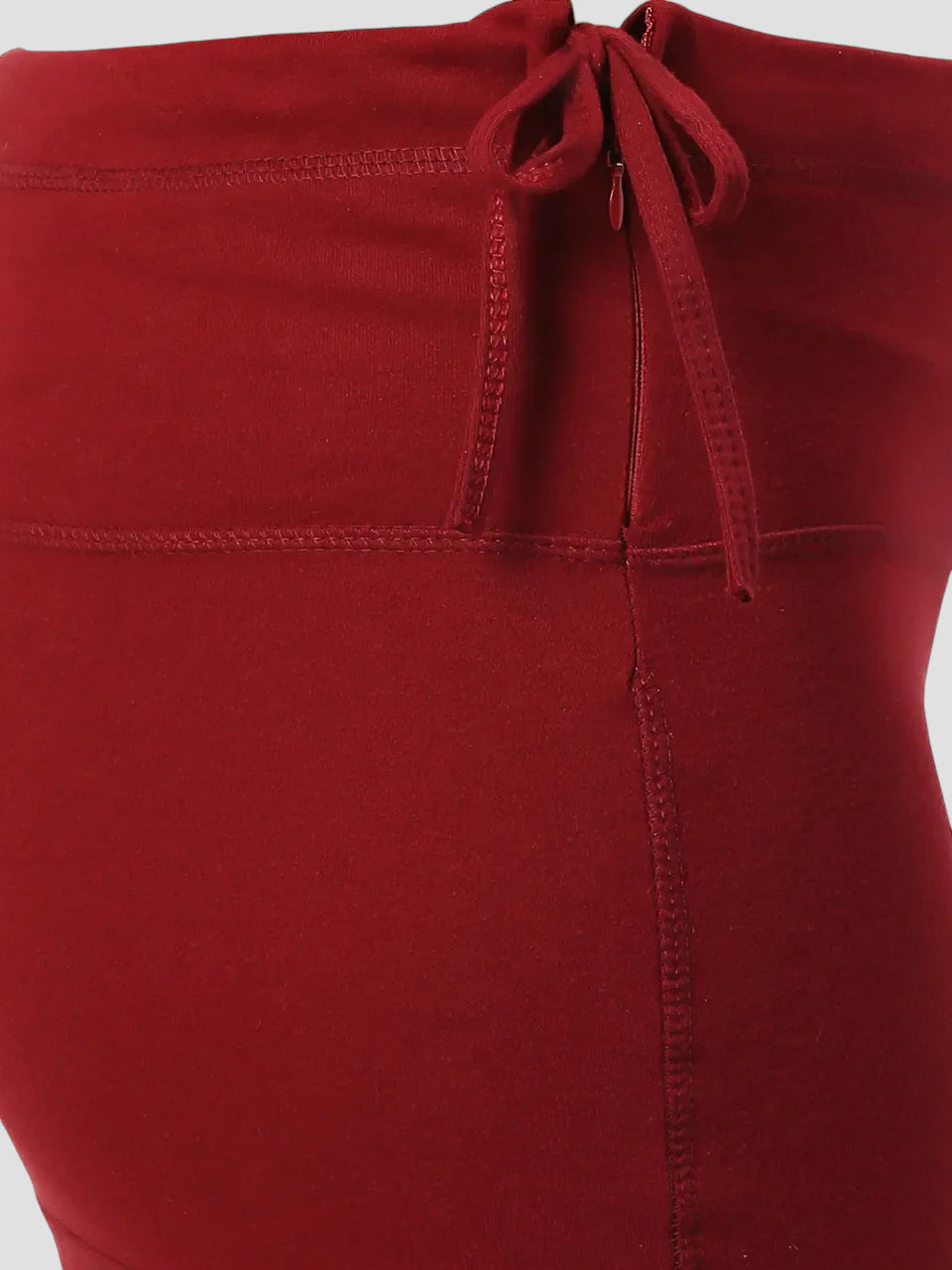 Maroon Cotton Lycra Shapewear