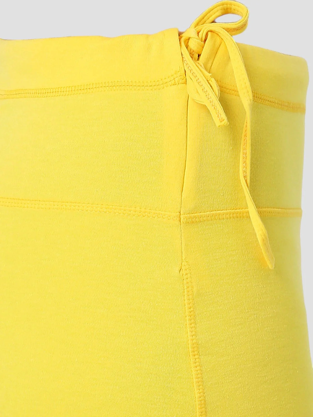 Yellow Cotton Stretchable Spandex Shapewear