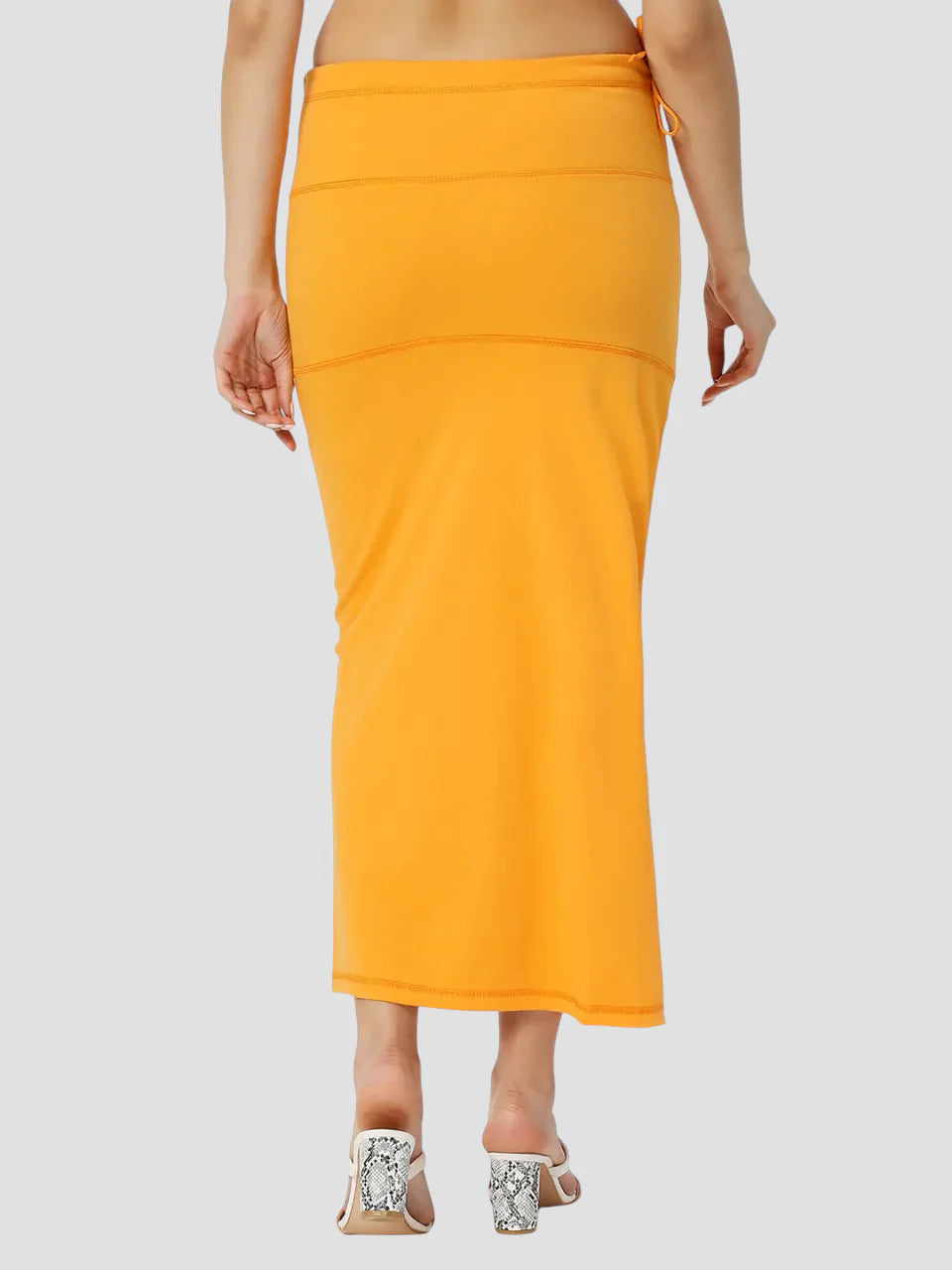 Marigold Yellow Cotton Lycra Shapewear