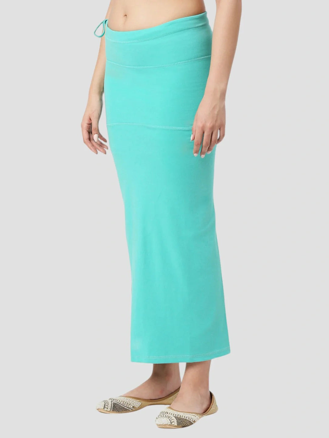 Aqua Green Cotton Stretchable Spandex Shapewear