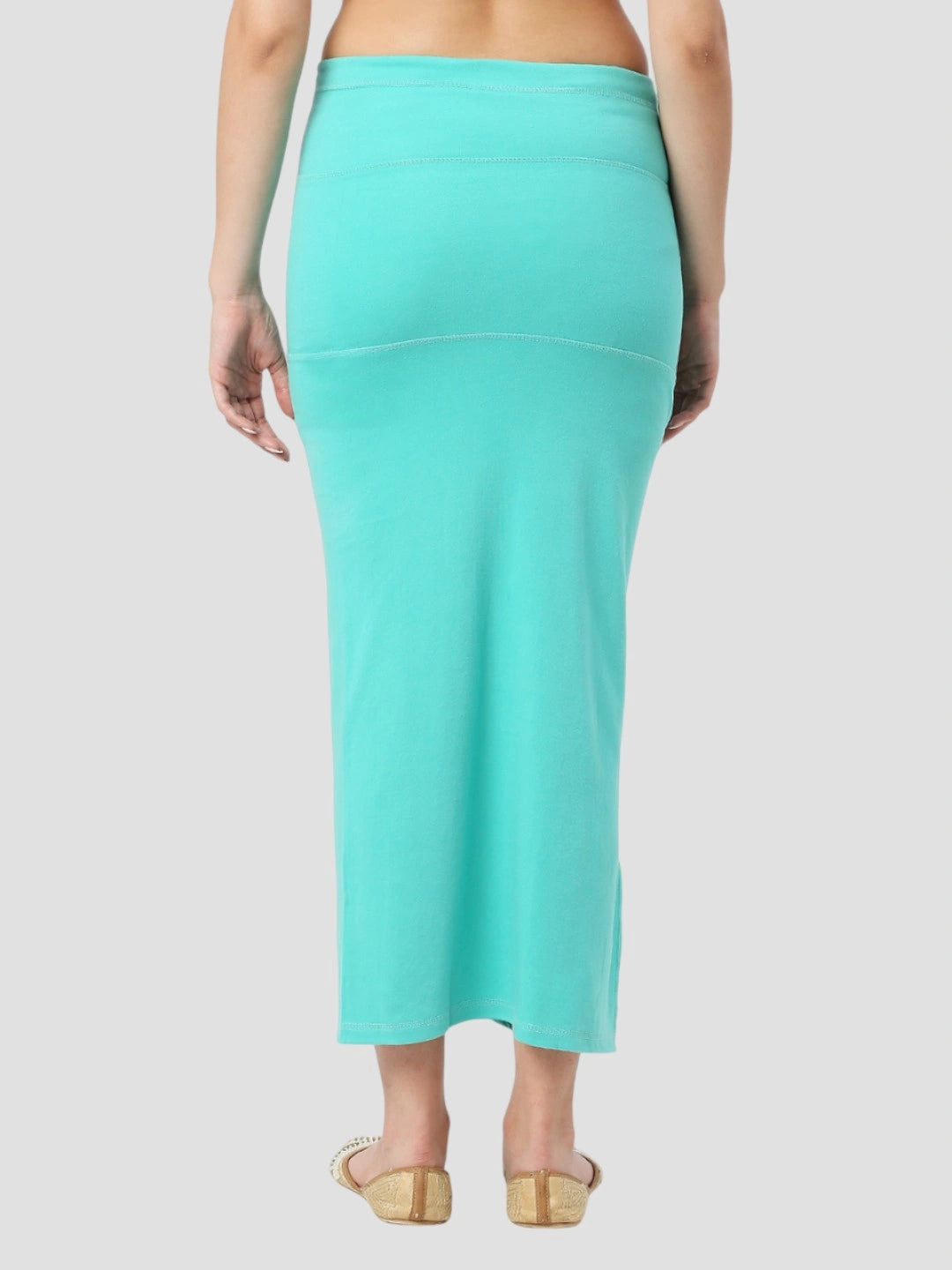 Aqua Green Cotton Lycra Shapewear