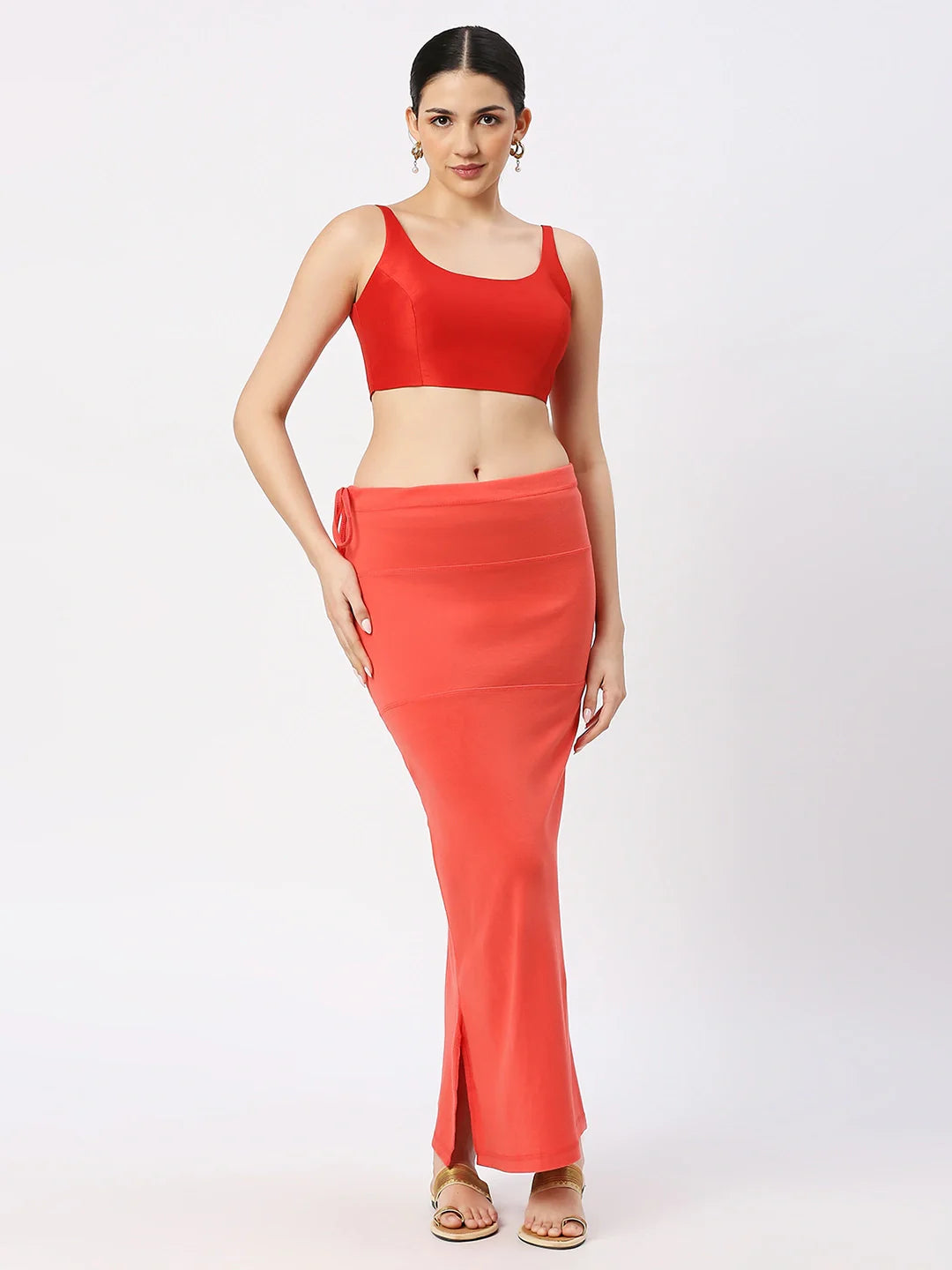 Coral Cotton Stretchable Spandex Shapewear
