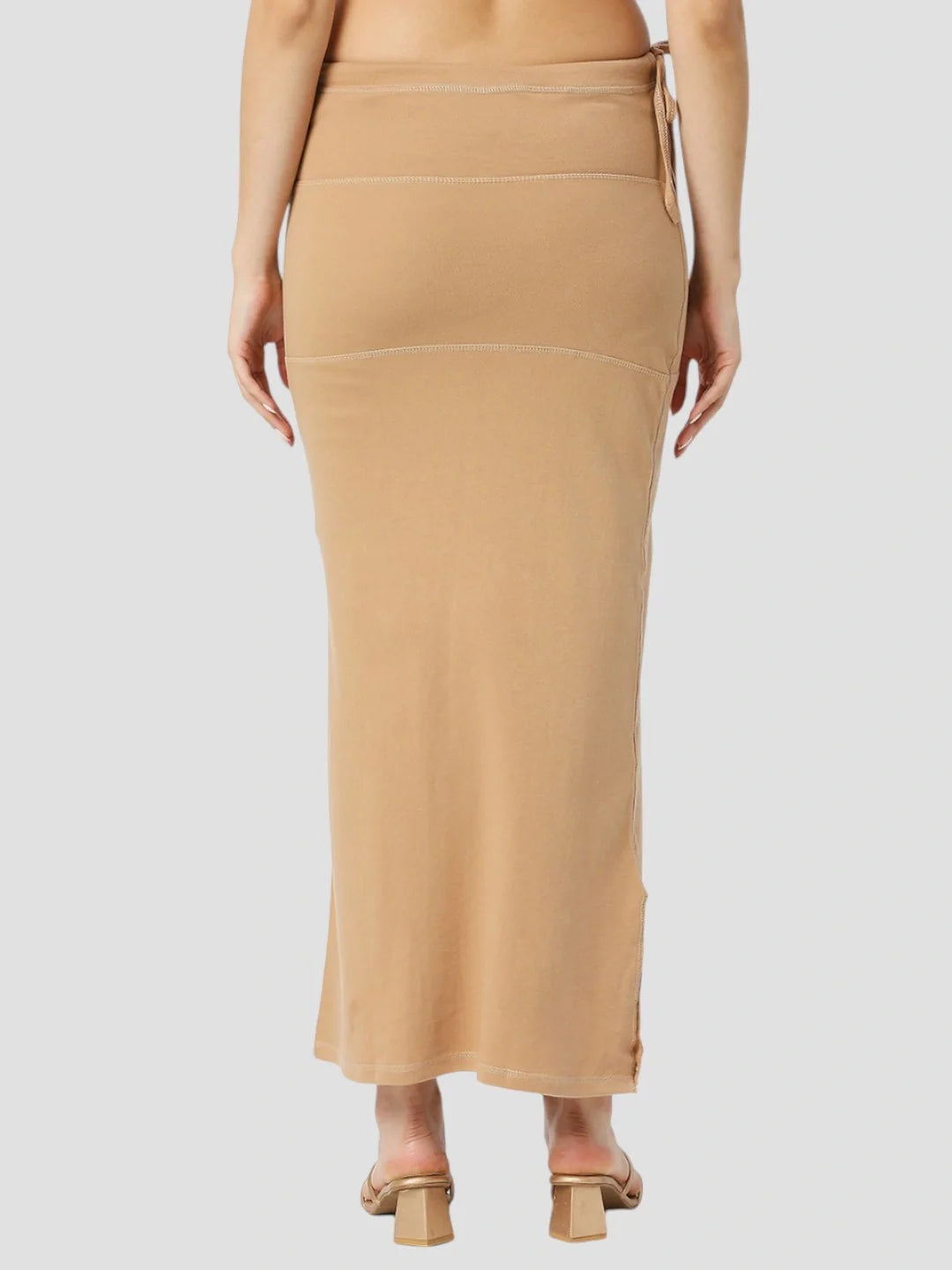 Camel Brown Cotton Stretchable Spandex Shapewear