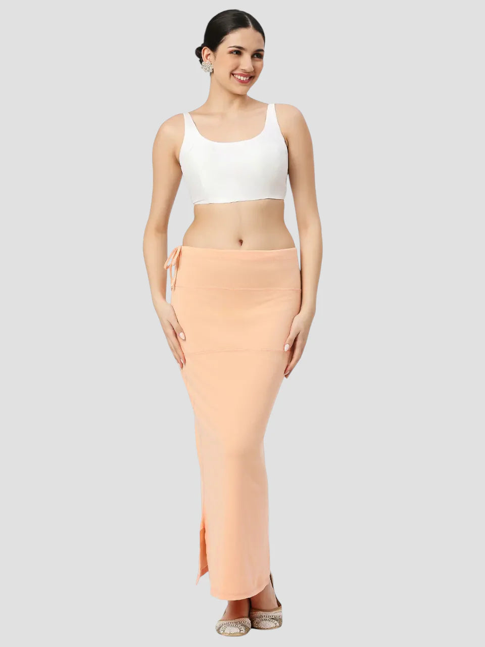 Light Peach Cotton Lycra Shapewear