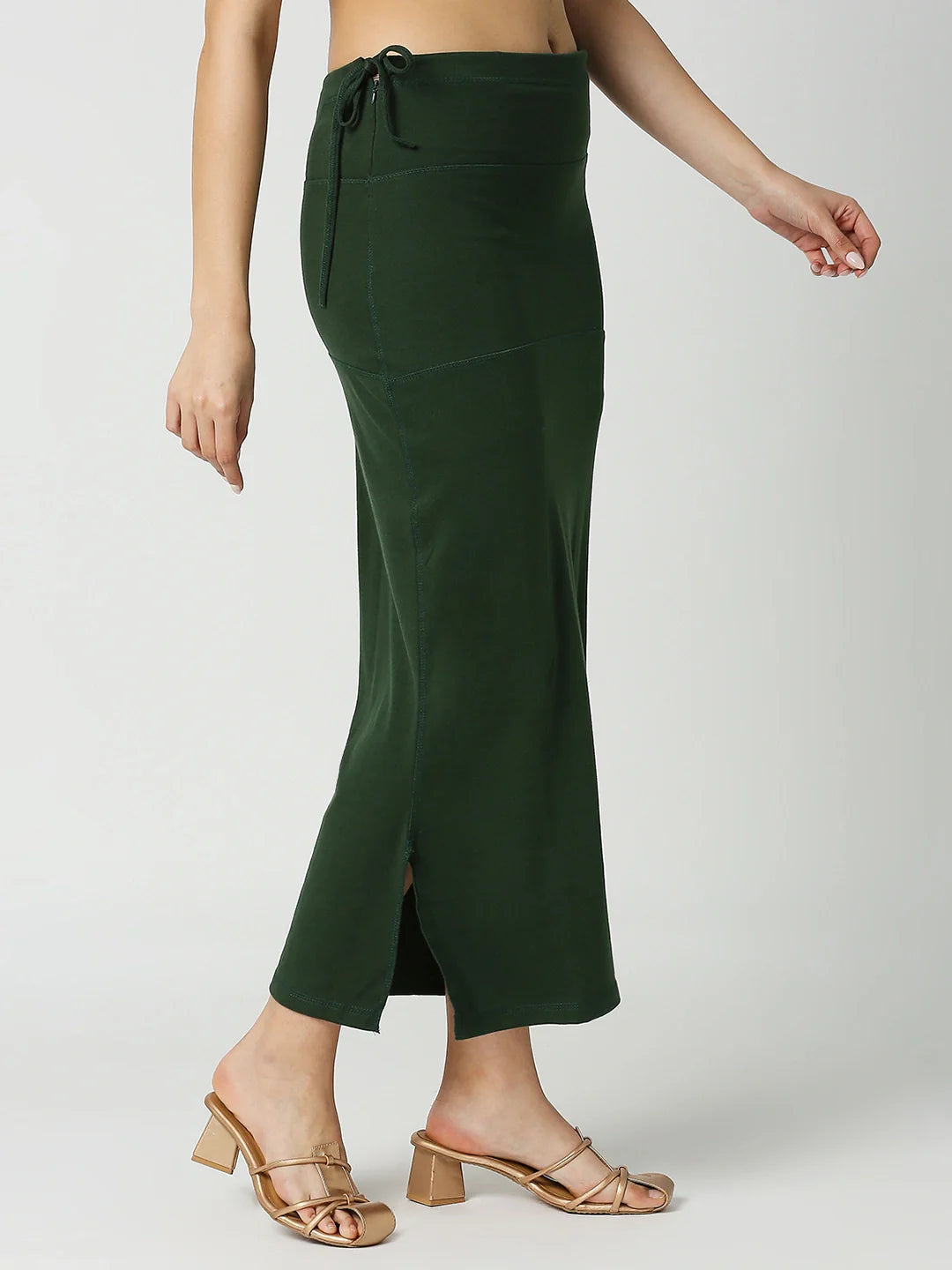 Forest Green Cotton Stretchable Spandex Shapewear