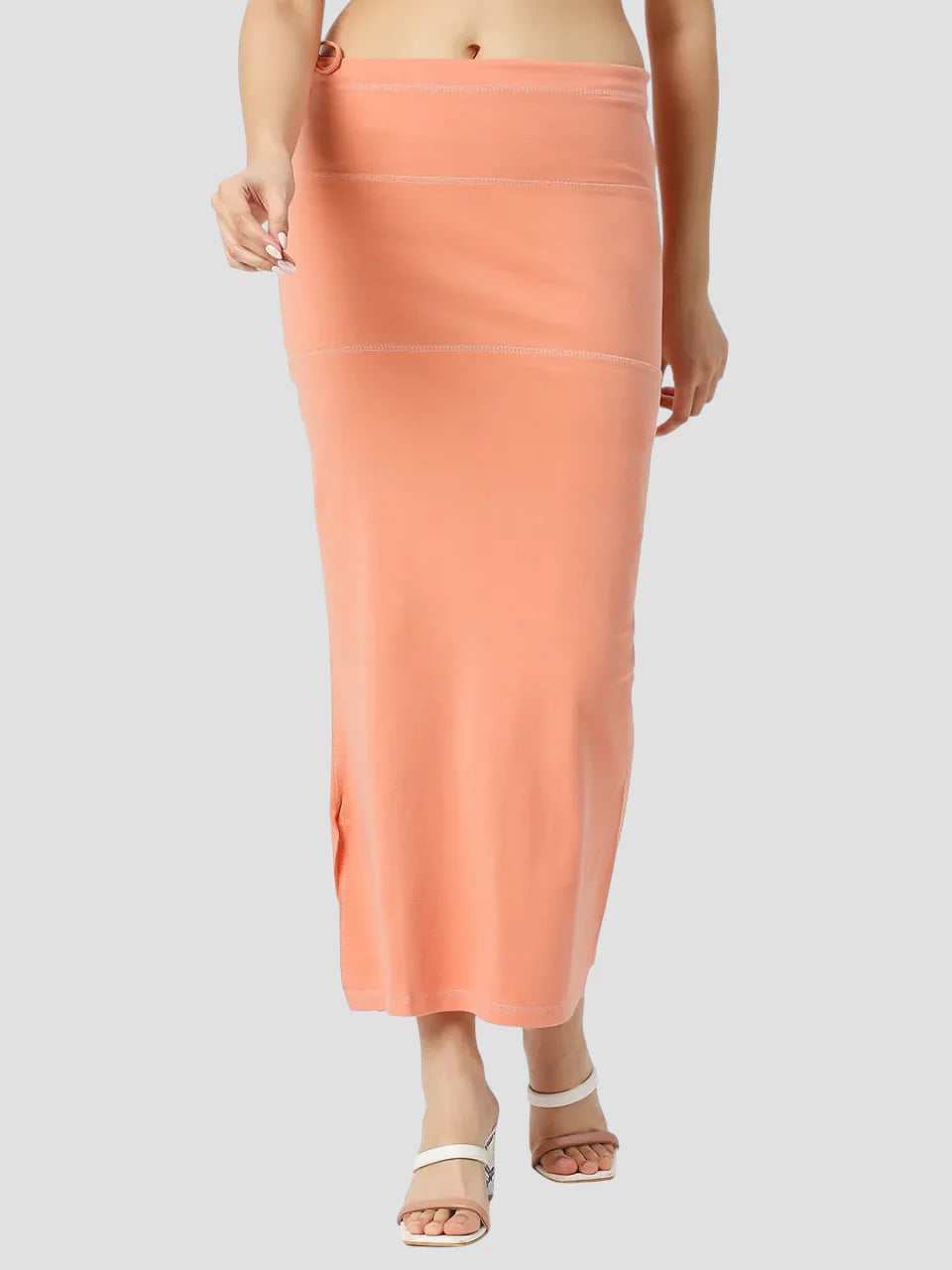 Peach Cotton Lycra Shapewear