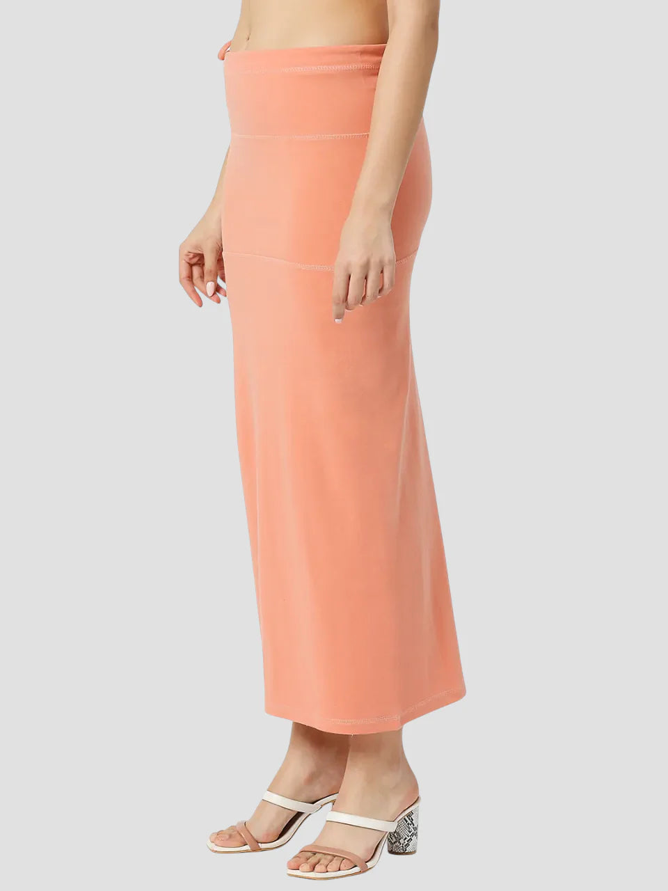 Peach Cotton Lycra Shapewear