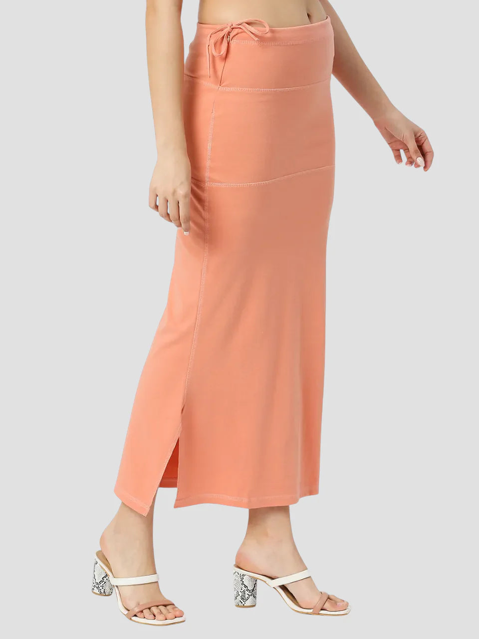 Peach Cotton Lycra Shapewear