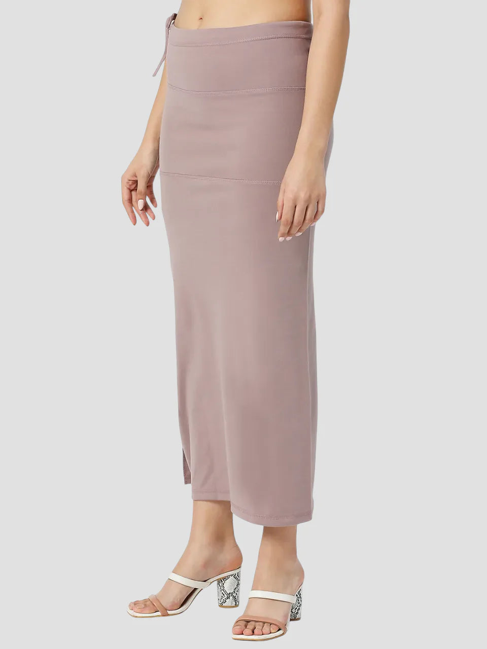 Puce Purple Cotton Lycra Shapewear